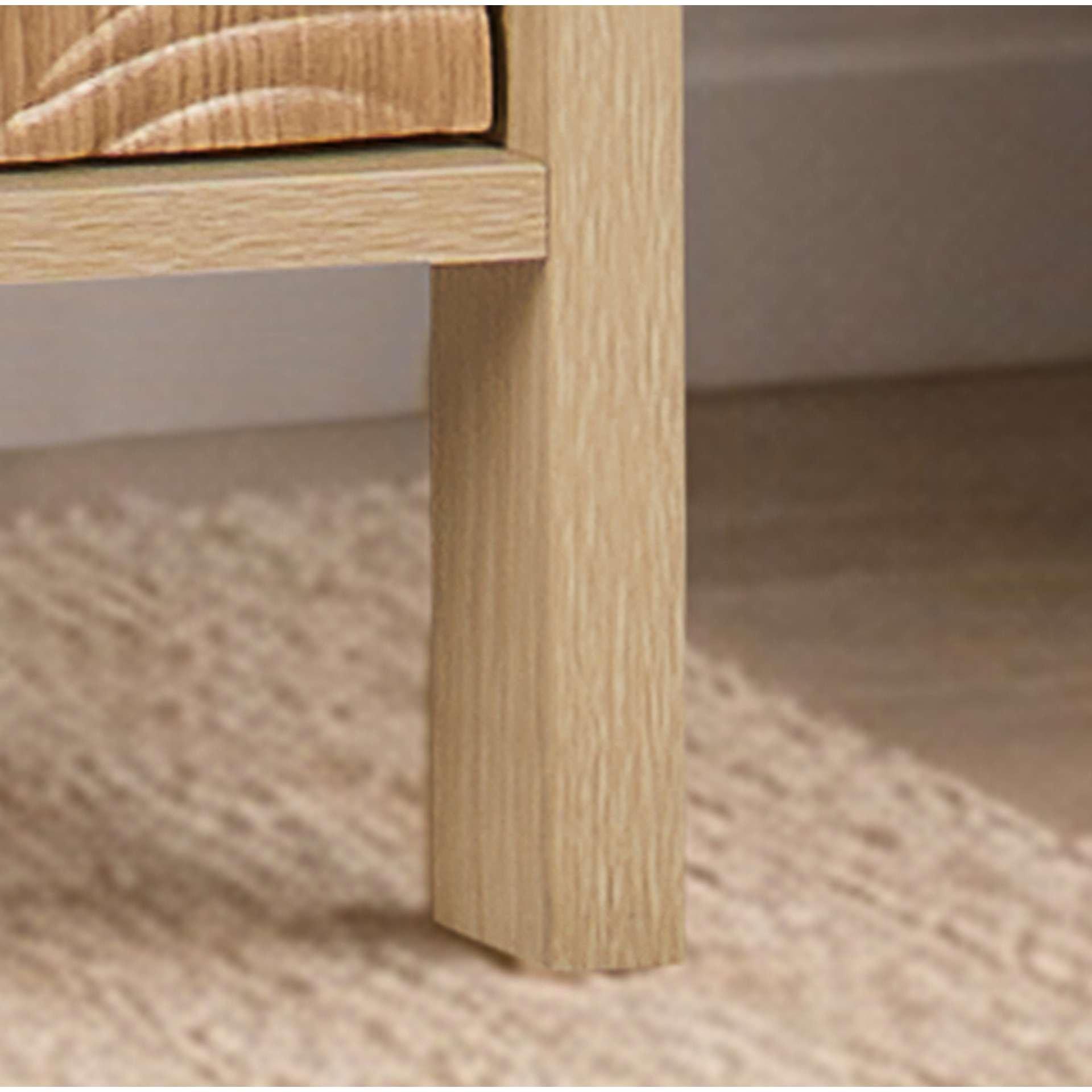 Nude - Birlea - Lotus 3 Drawer Bedside - 5