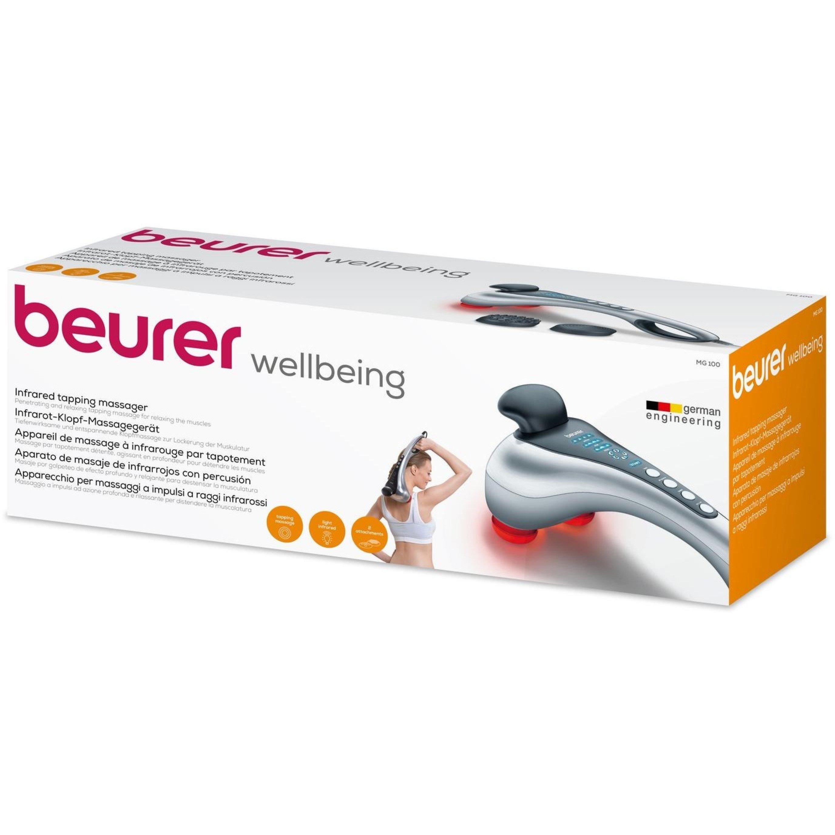 Silver - Beurer - Beurer Infrared Massager with Tapping Massage - 2