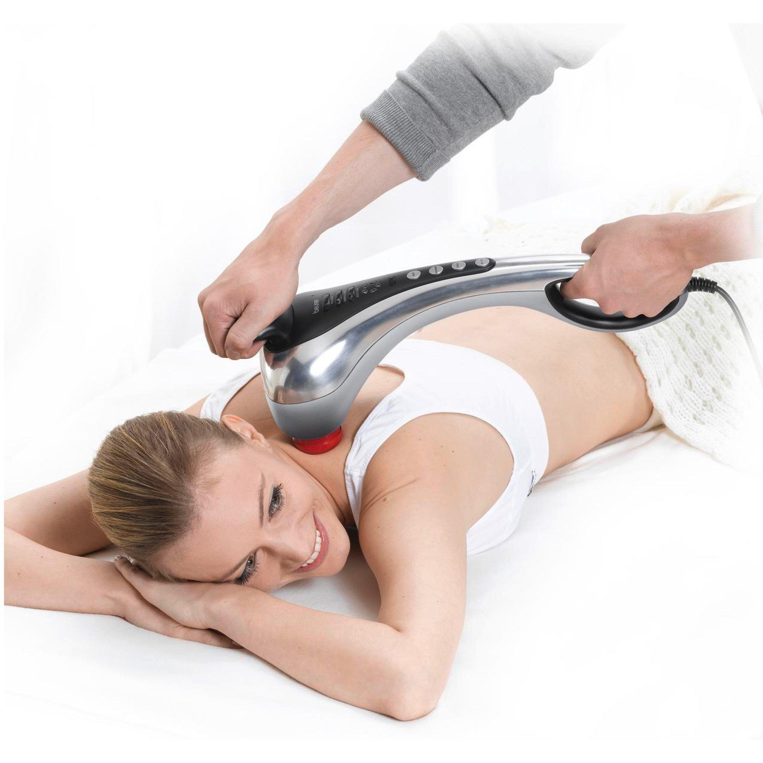 Silver - Beurer - Beurer Infrared Massager with Tapping Massage - 4