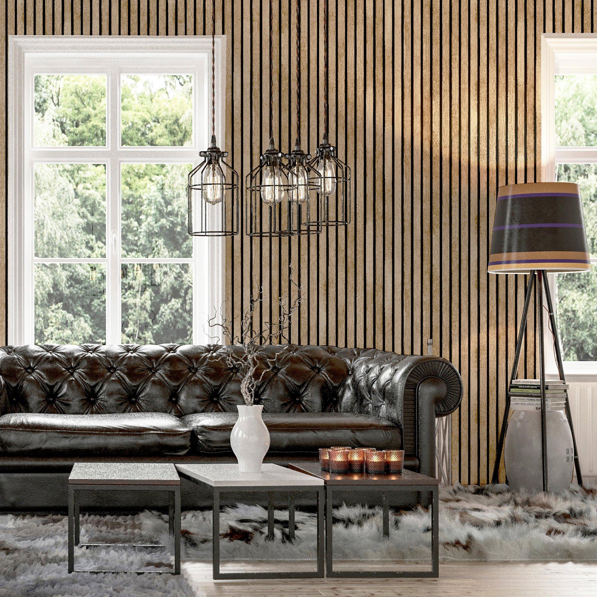 Neutral - Arthouse - Wood Slats Natural sw12 - 3