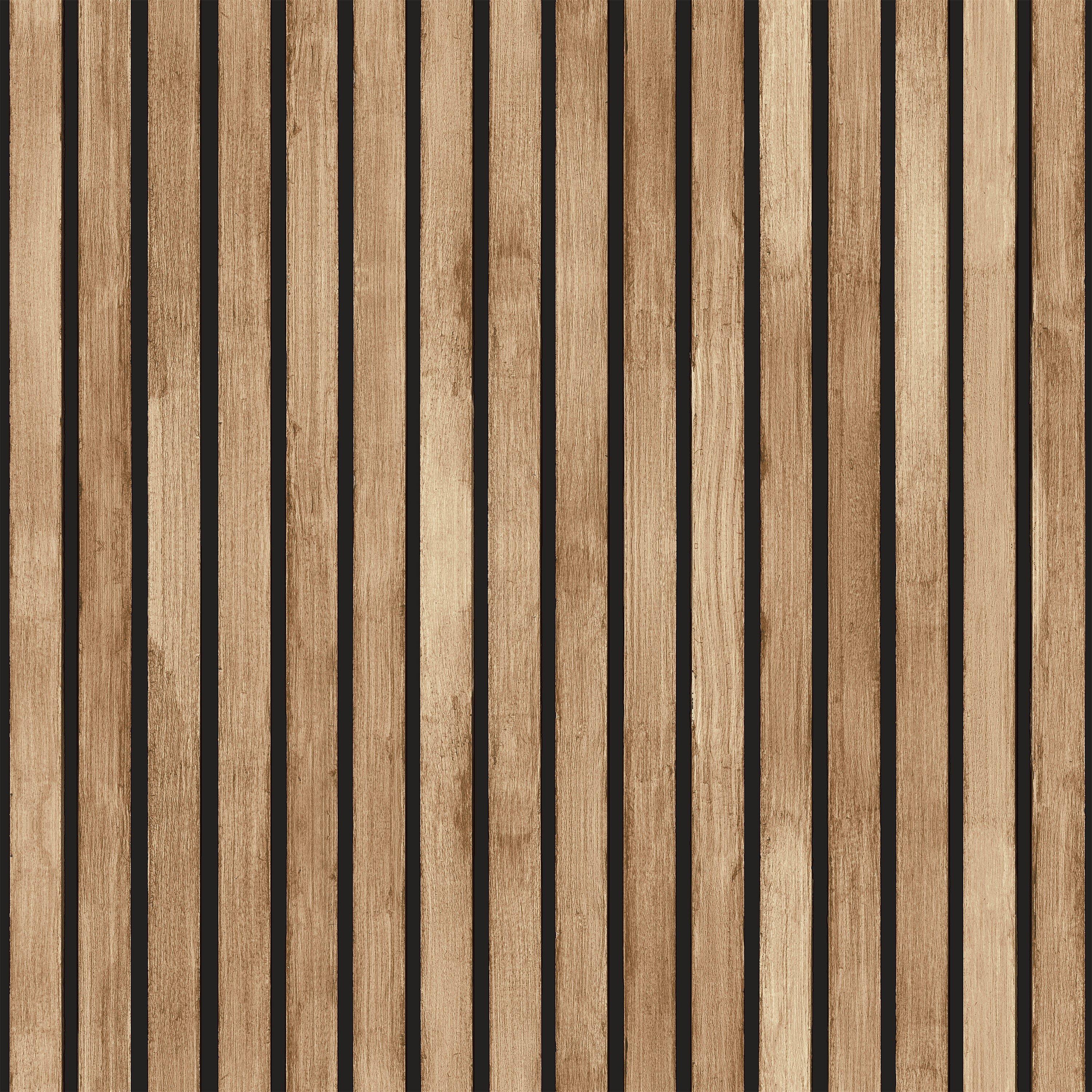 Neutral - Arthouse - Wood Slats Natural sw12 - 8