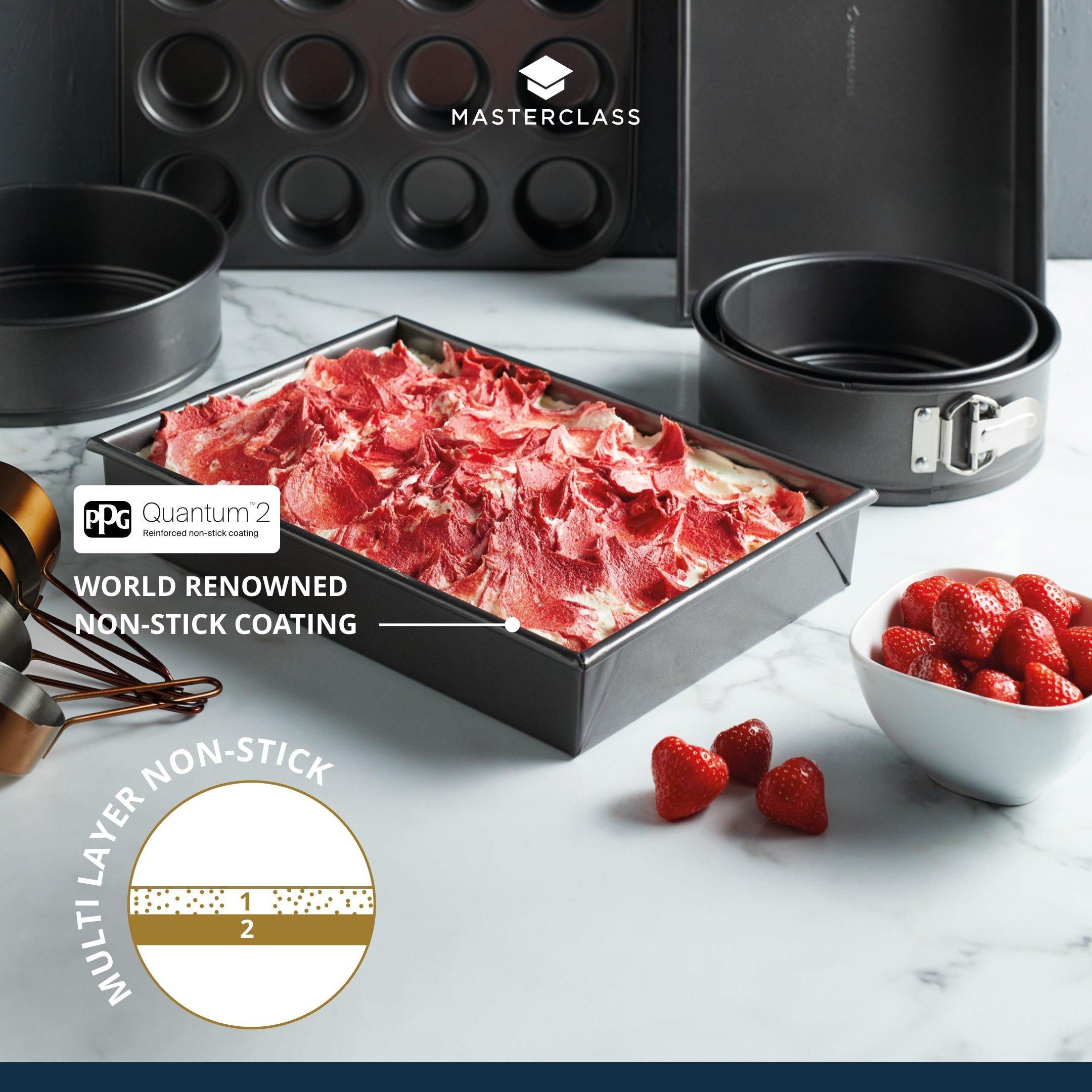 Grey - MasterClass - MasterClass Non-Stick Rectangular Deep Pan - 3