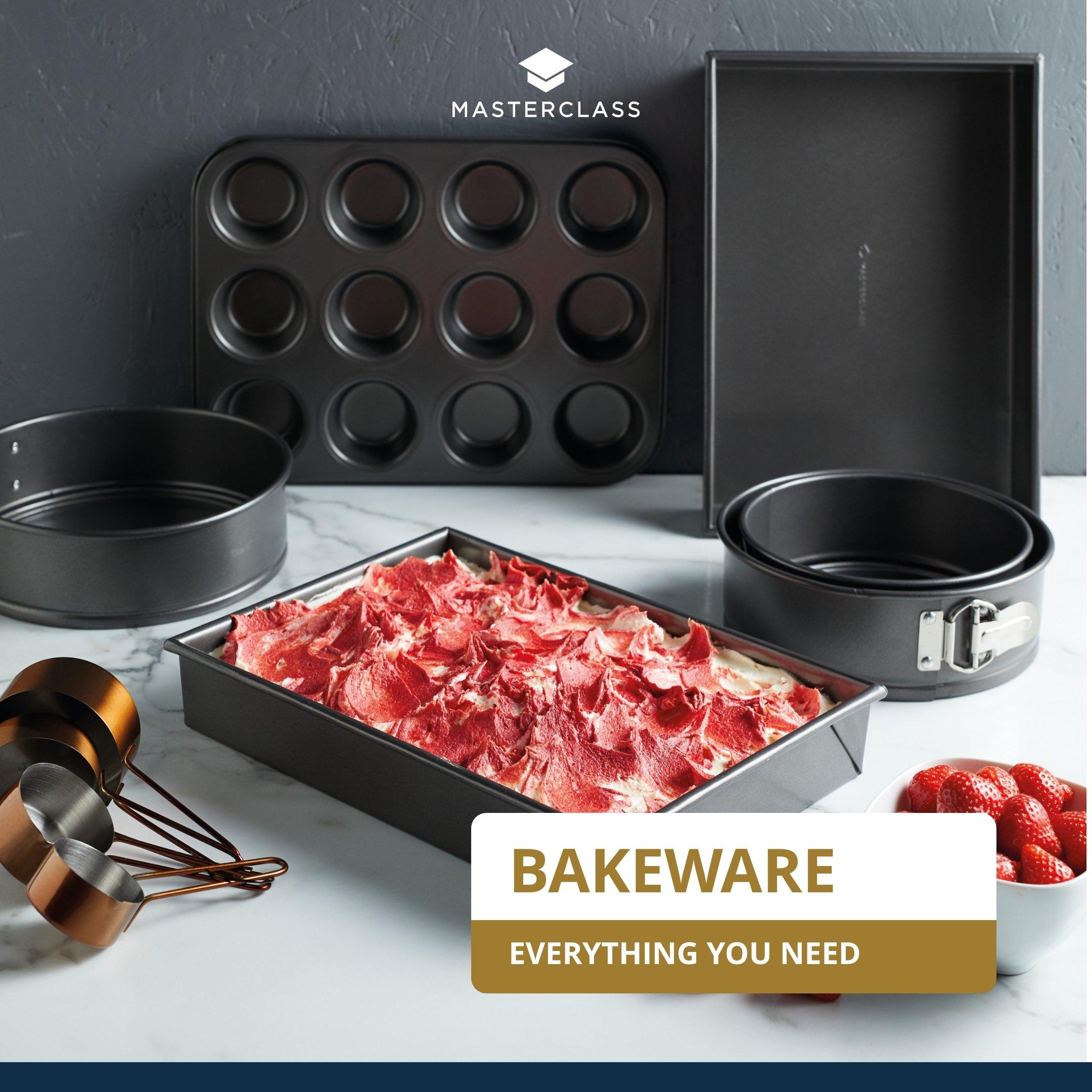 Grey - MasterClass - MasterClass Non-Stick Rectangular Deep Pan - 6