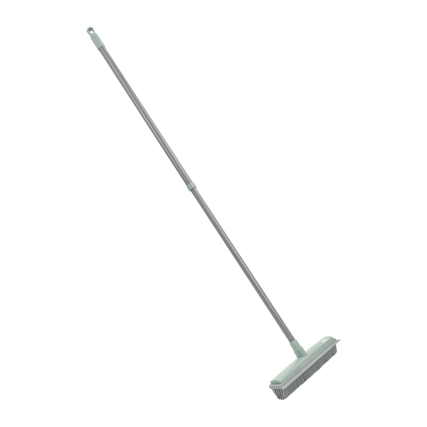 Grey - JVL - JVL Rubber Broom - Grey - 1