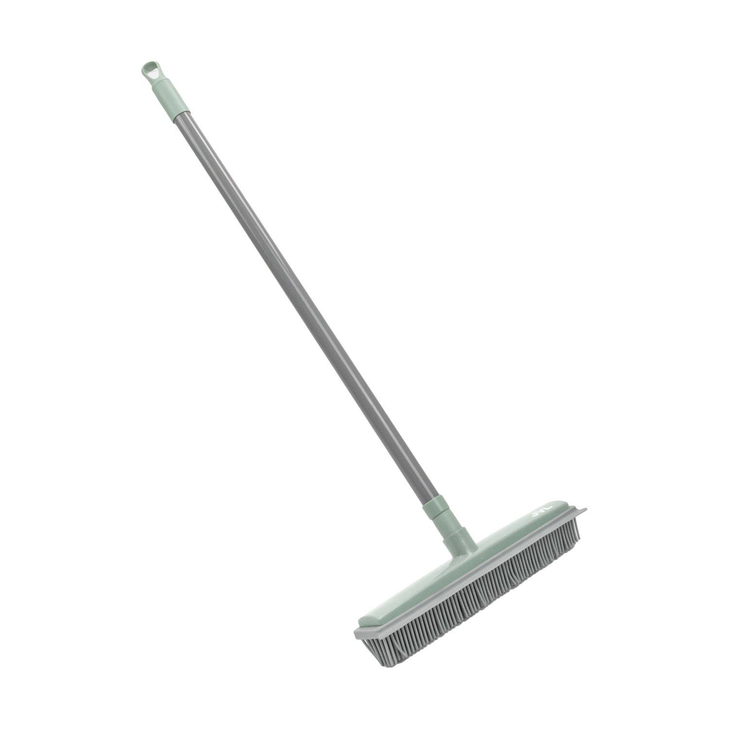 Grey - JVL - JVL Rubber Broom - Grey - 2