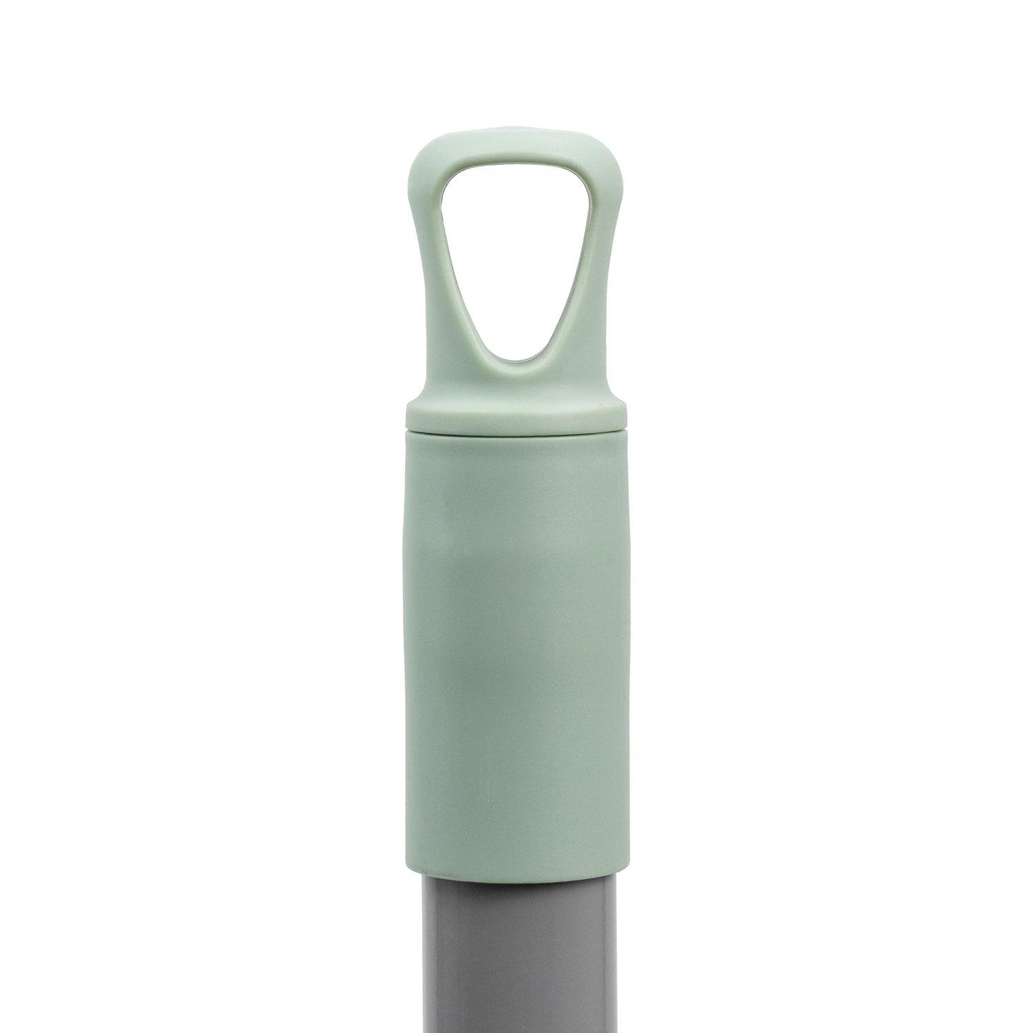 Grey - JVL - JVL Rubber Broom - Grey - 3