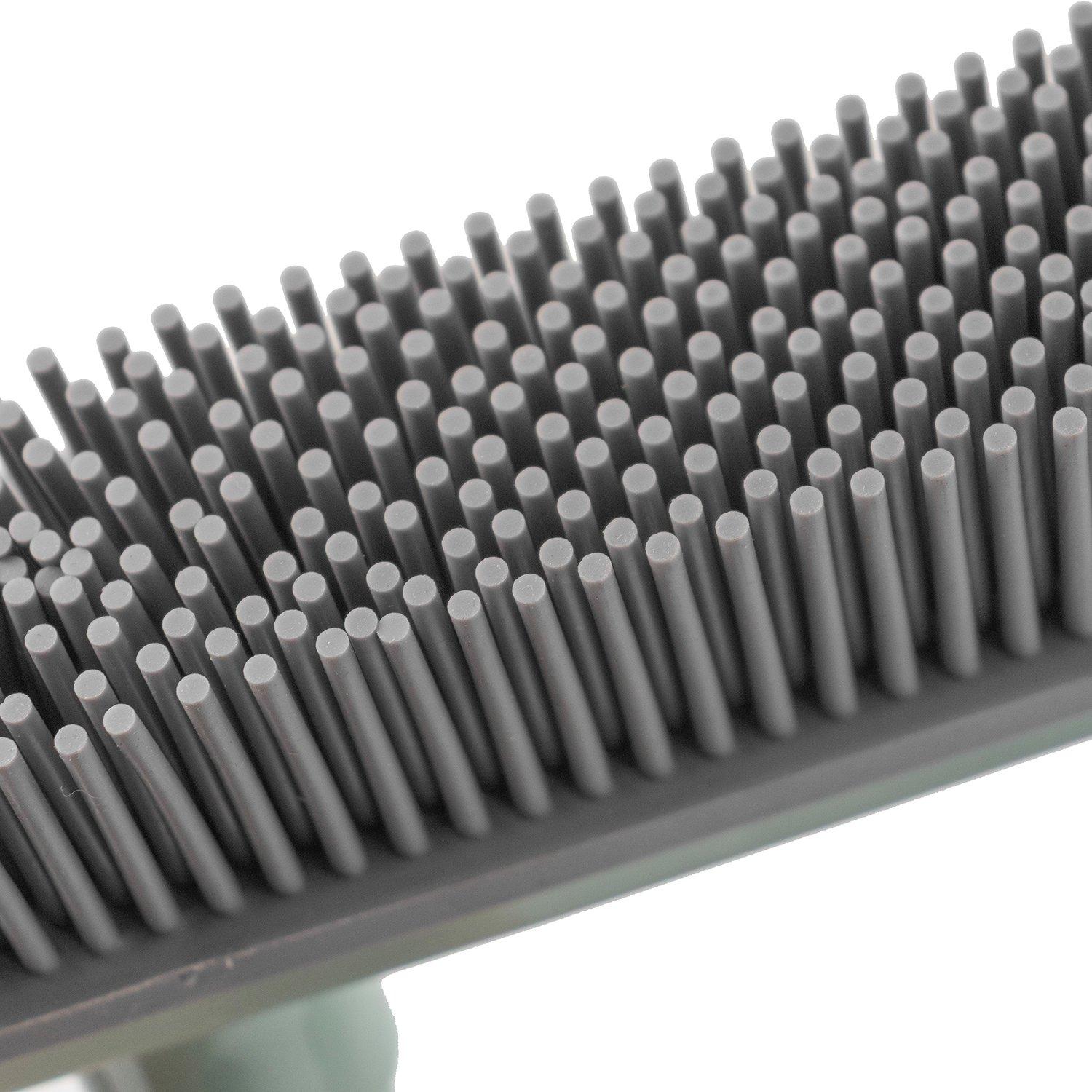 Grey - JVL - JVL Rubber Broom - Grey - 4