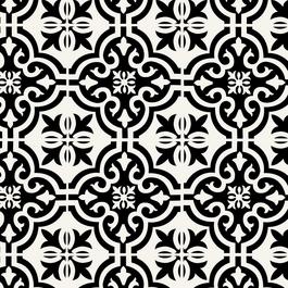 Arthouse Wall Tile Motif 30.5x30.5cm Black (5 Tiles Per Pac