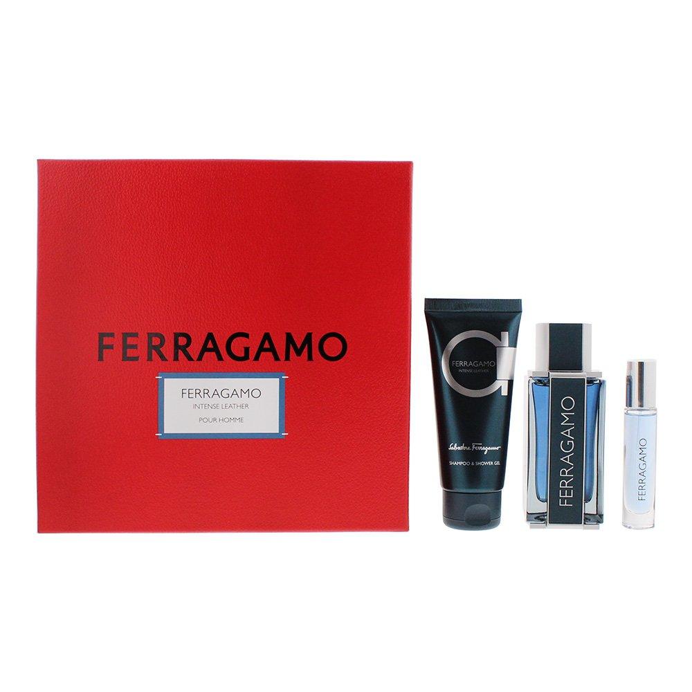 None - Ferragamo - Salvatore Ferragamo Intense Leather 3pc Gift Set - 1