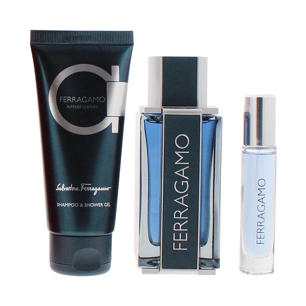 None - Ferragamo - Salvatore Ferragamo Intense Leather 3pc Gift Set - 2