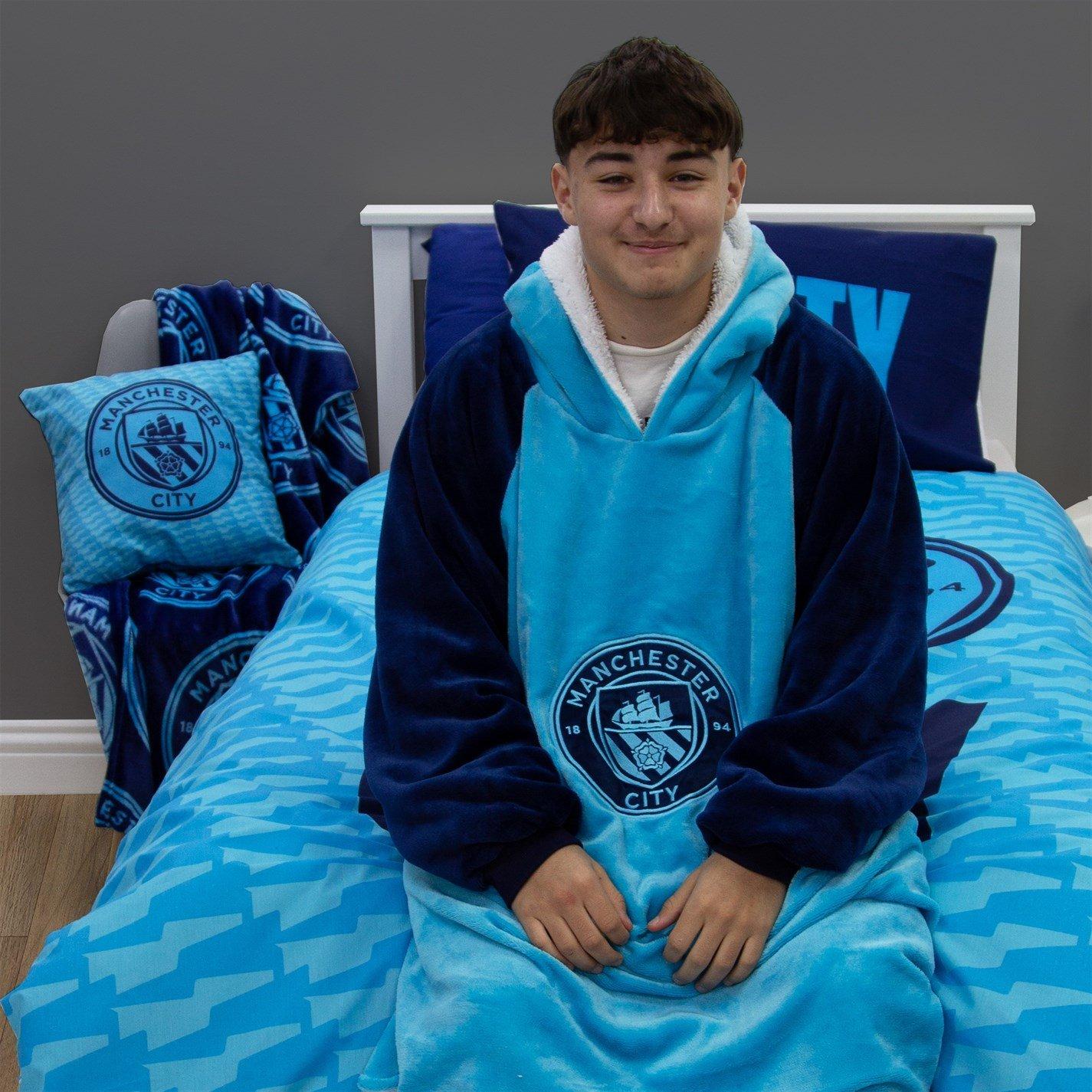 Multi - Team - Manchester City FC Hooded Wearable Fleece - 3