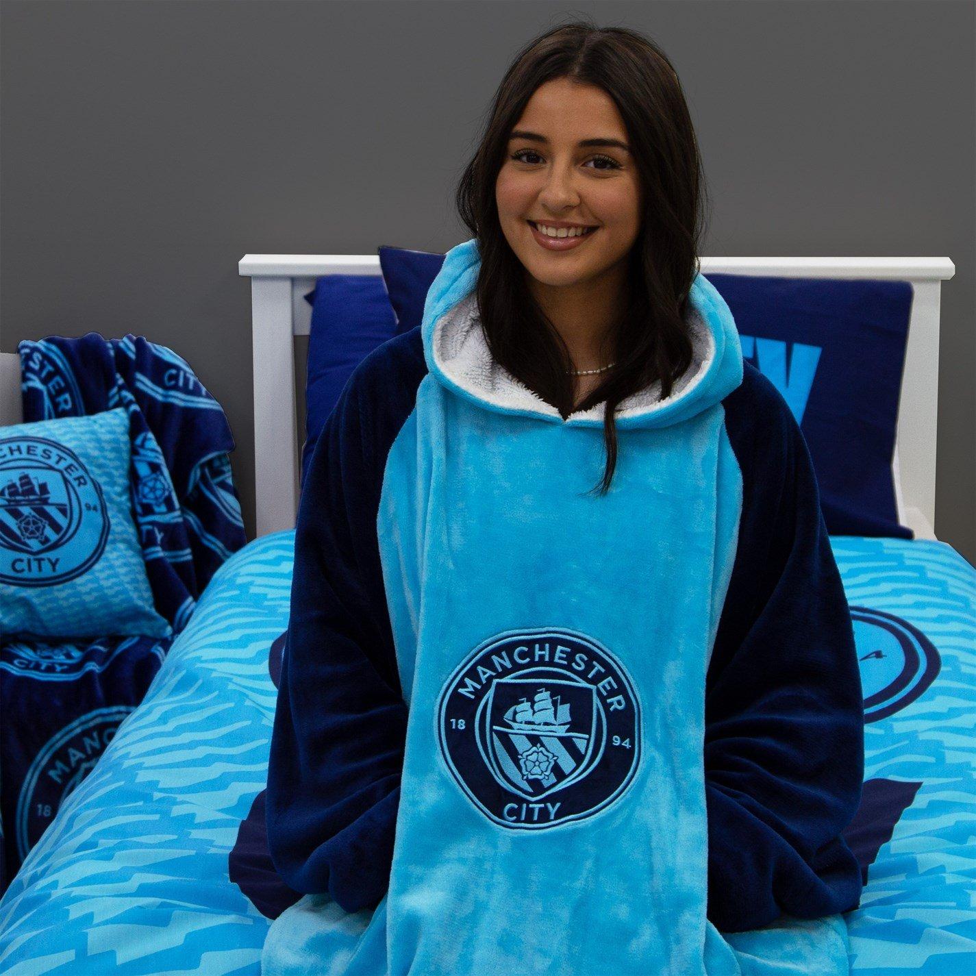 Multi - Team - Manchester City FC Hooded Wearable Fleece - 5