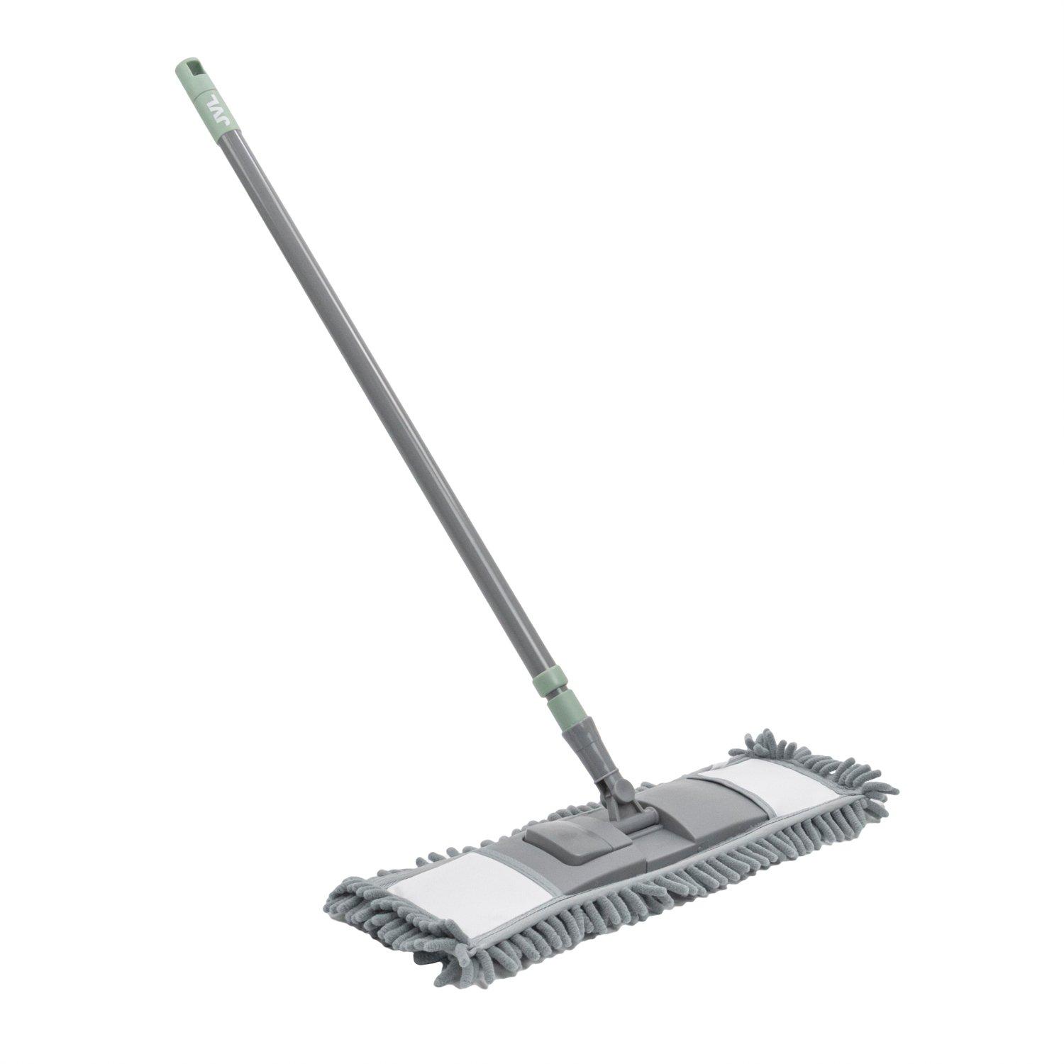 Grey - JVL - JVL Extendable Chenille Mop - Grey - 2