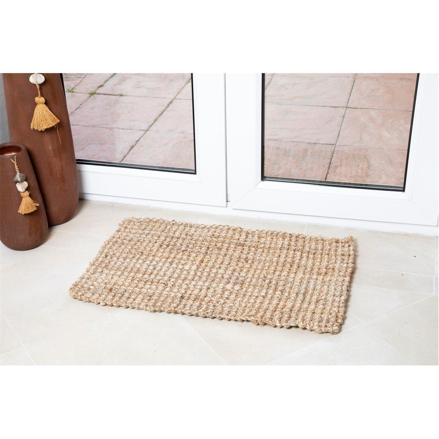 Arthouse Whitefield Handwoven Boucle 45X75cm Doorm Natural
