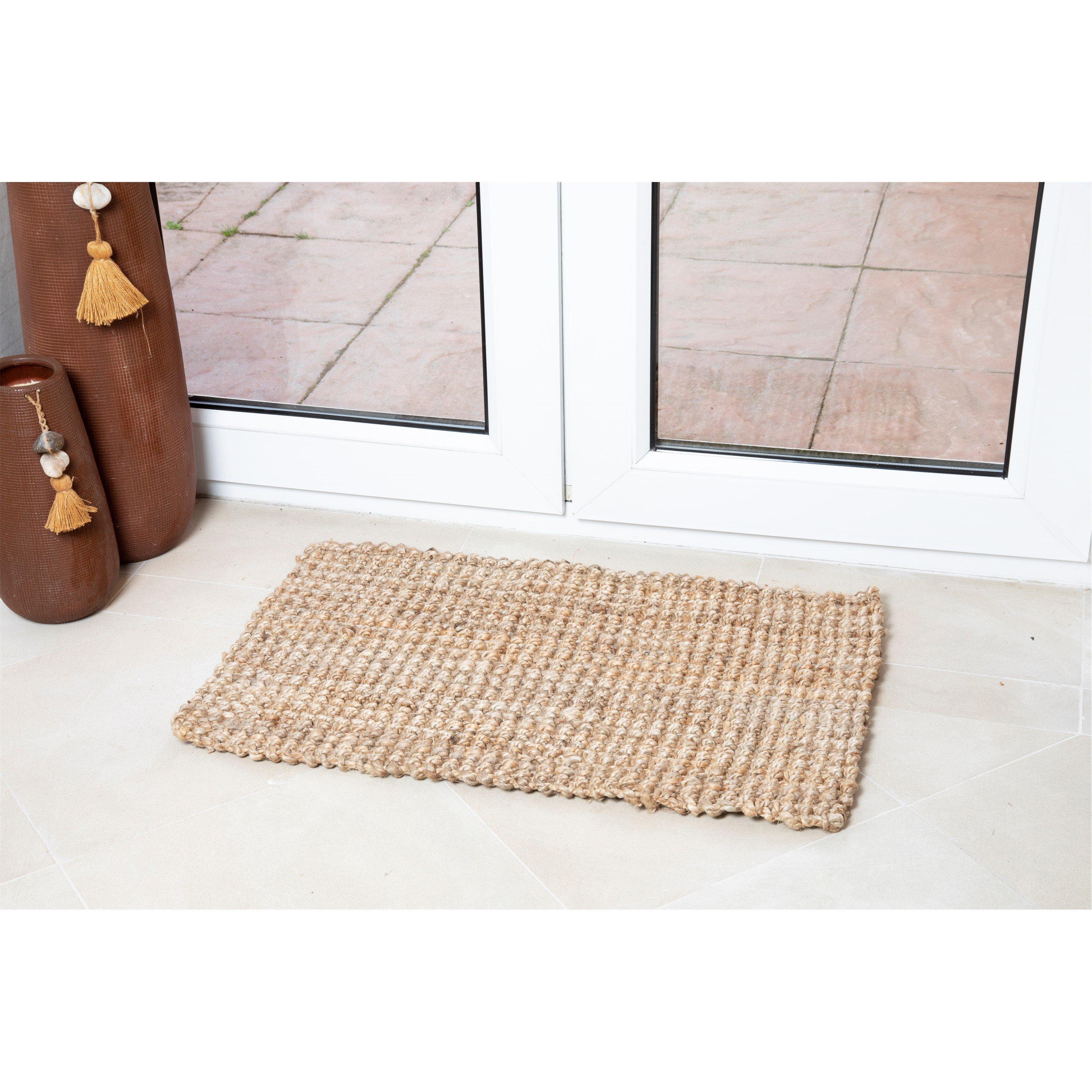 Natural - Arthouse - Whitefield Handwoven Boucle 45x75cm Natural  Doorm - 4