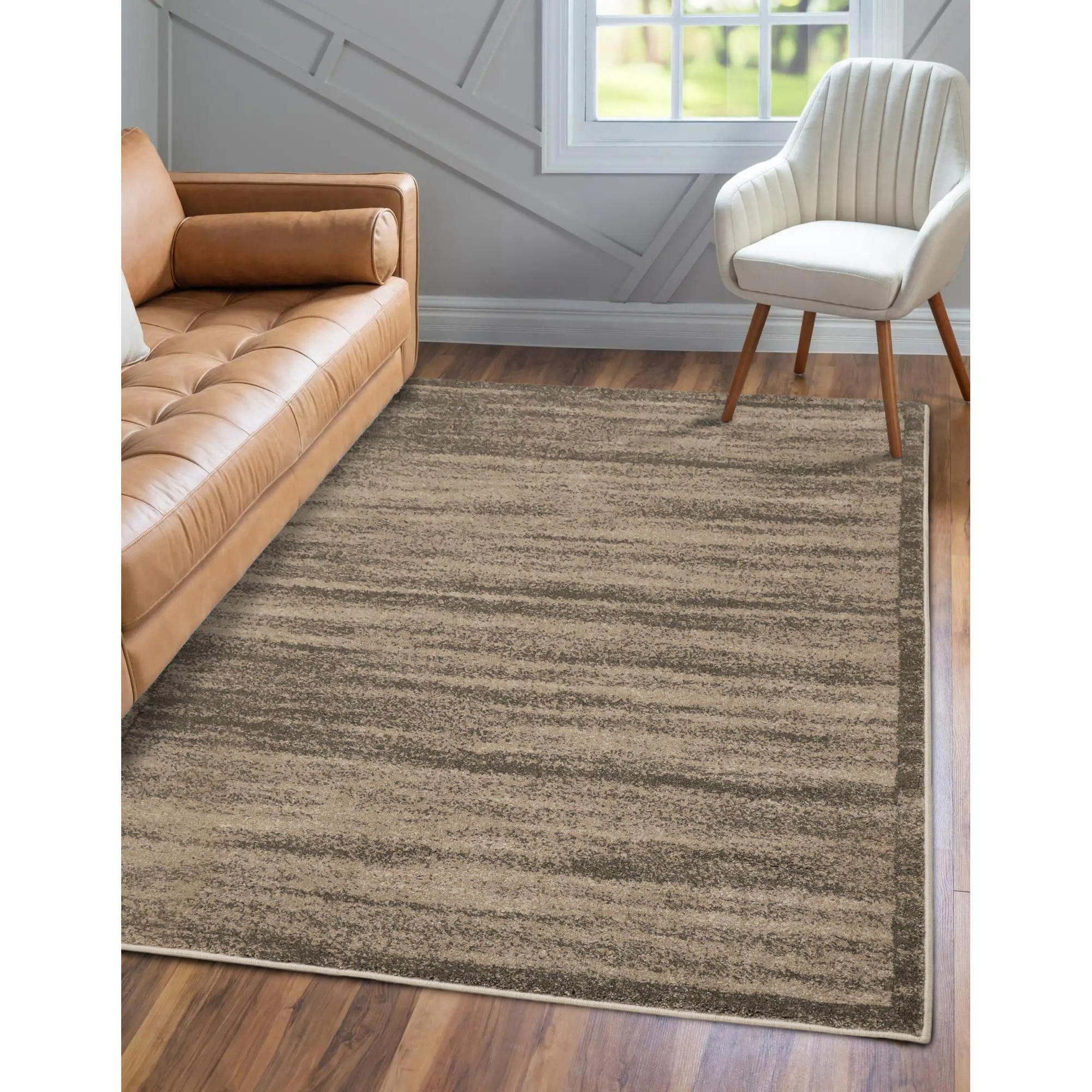 Homemaker  Venice Texturbord Rug Taupe - 120x170cm