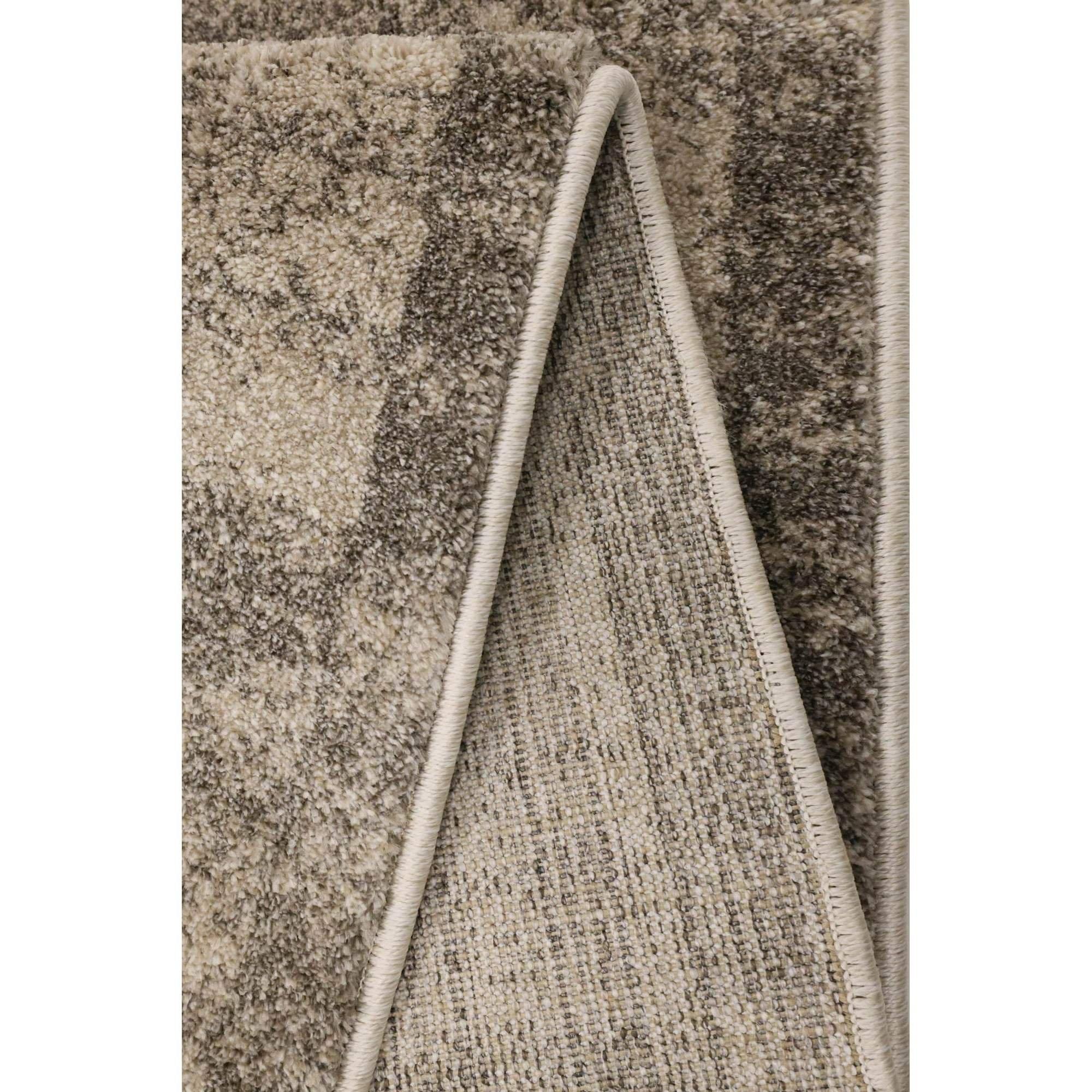 Taupe - Homemaker - Venice Texturbord Rug Taupe - 3