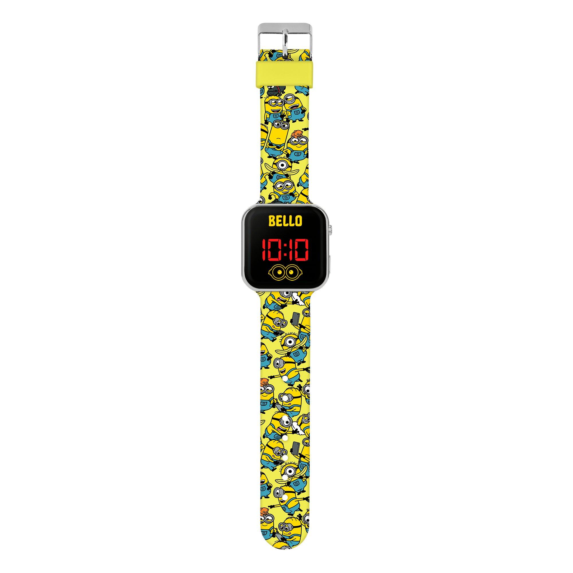 Yellow - Minions - Minions LED Silicone Strap Watch - 2