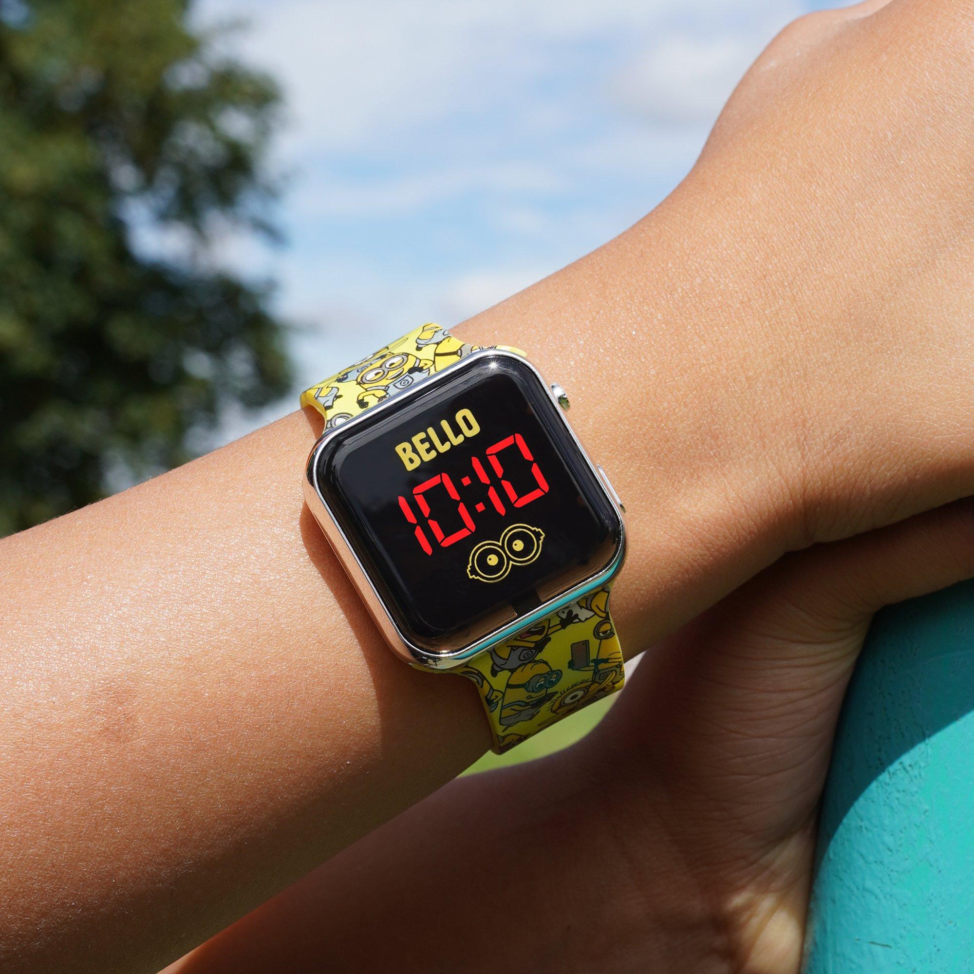 Yellow - Minions - Minions LED Silicone Strap Watch - 3