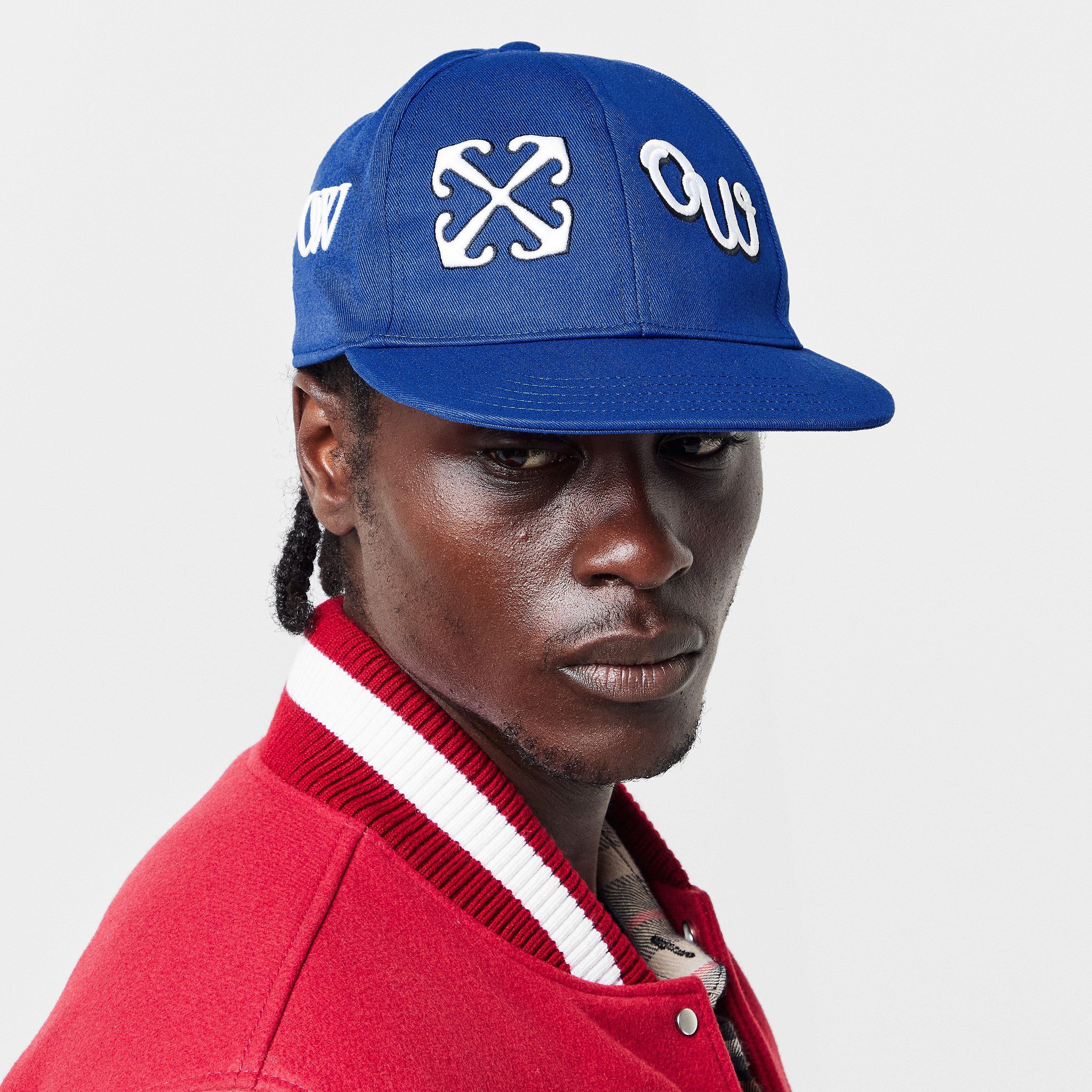 Blue/White - Off White - Men's Baseball Cap - 3