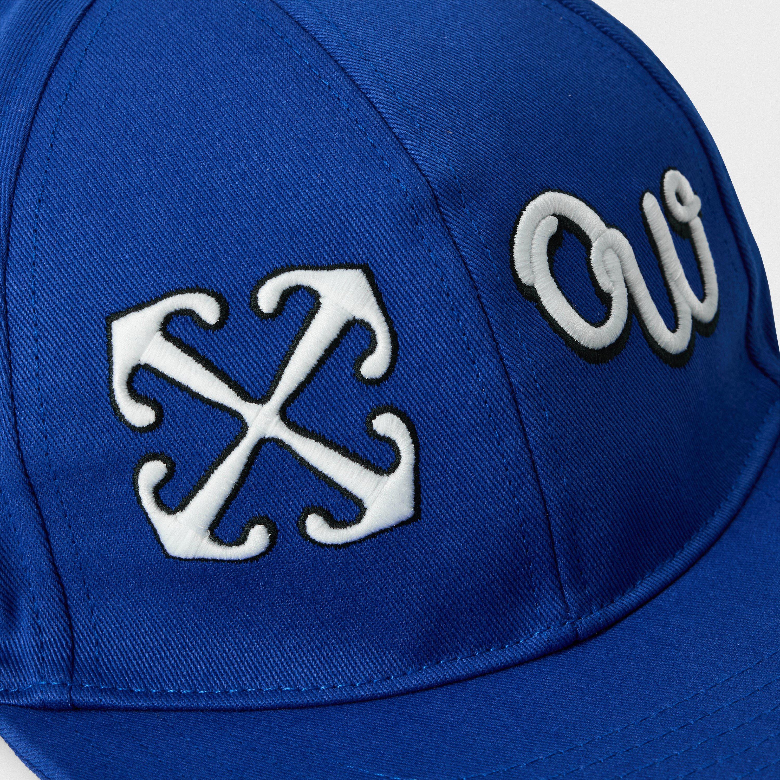 Blue/White - Off White - Men's Baseball Cap - 4