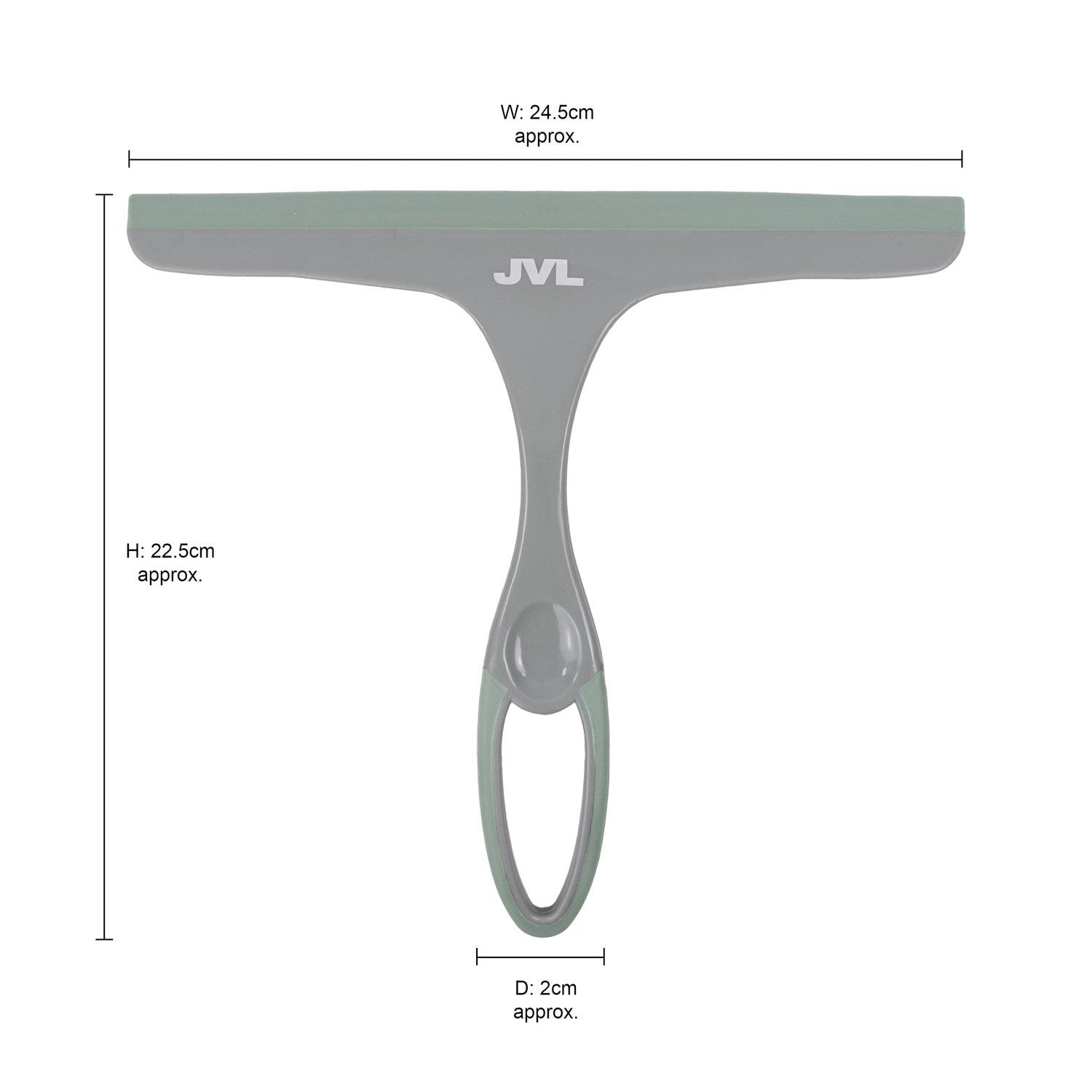 Grey - JVL - JVL Handheld Window Squeegee - Grey (Pack of 3) - 9