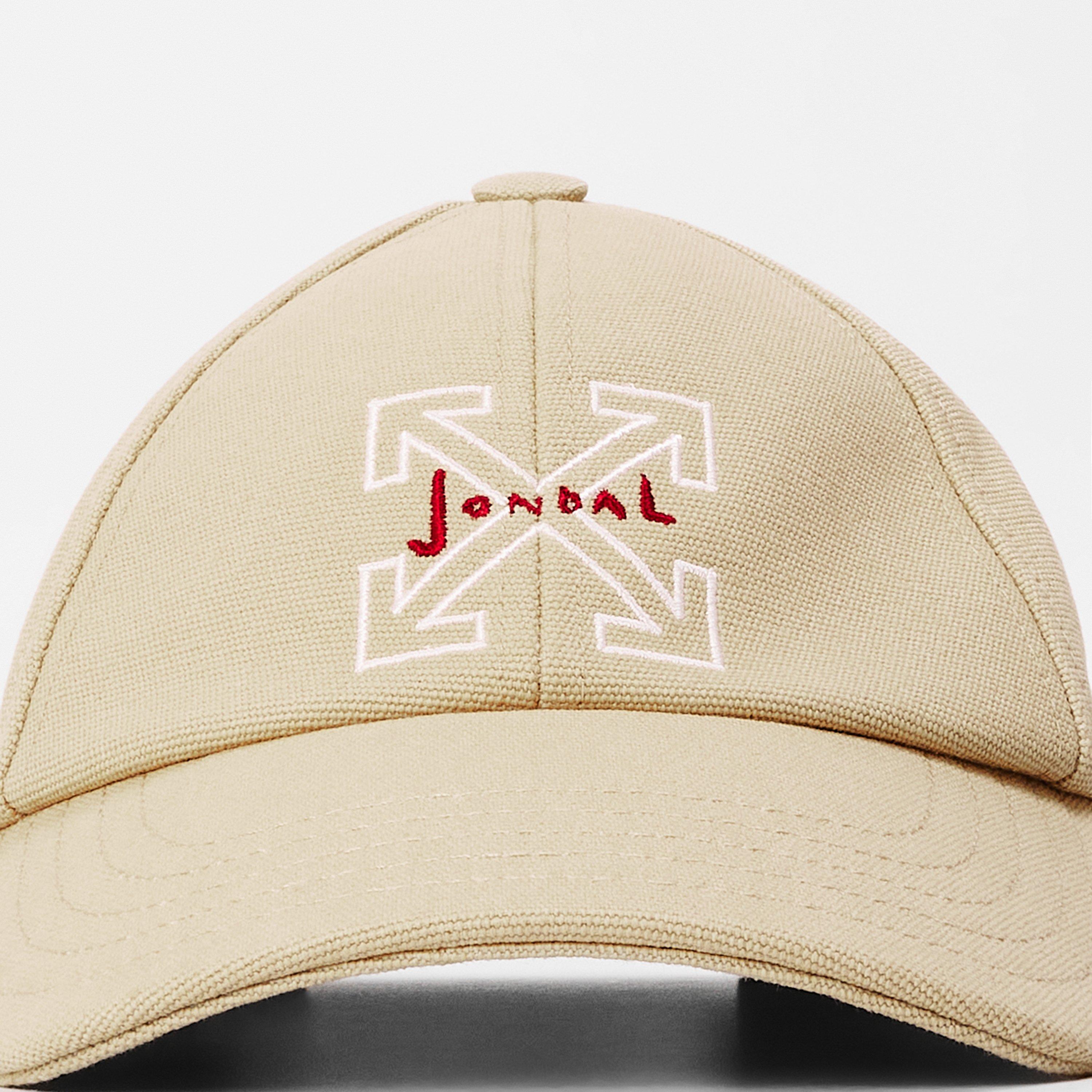 Beige/Red - Off White - Men's Baseball Cap - 3