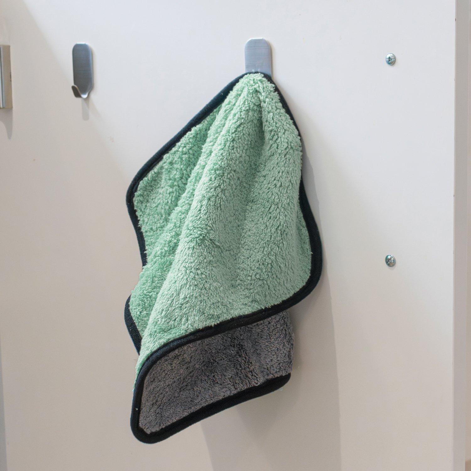 Grey - JVL - JVL Microfibre Cloth - Grey/Green - 10