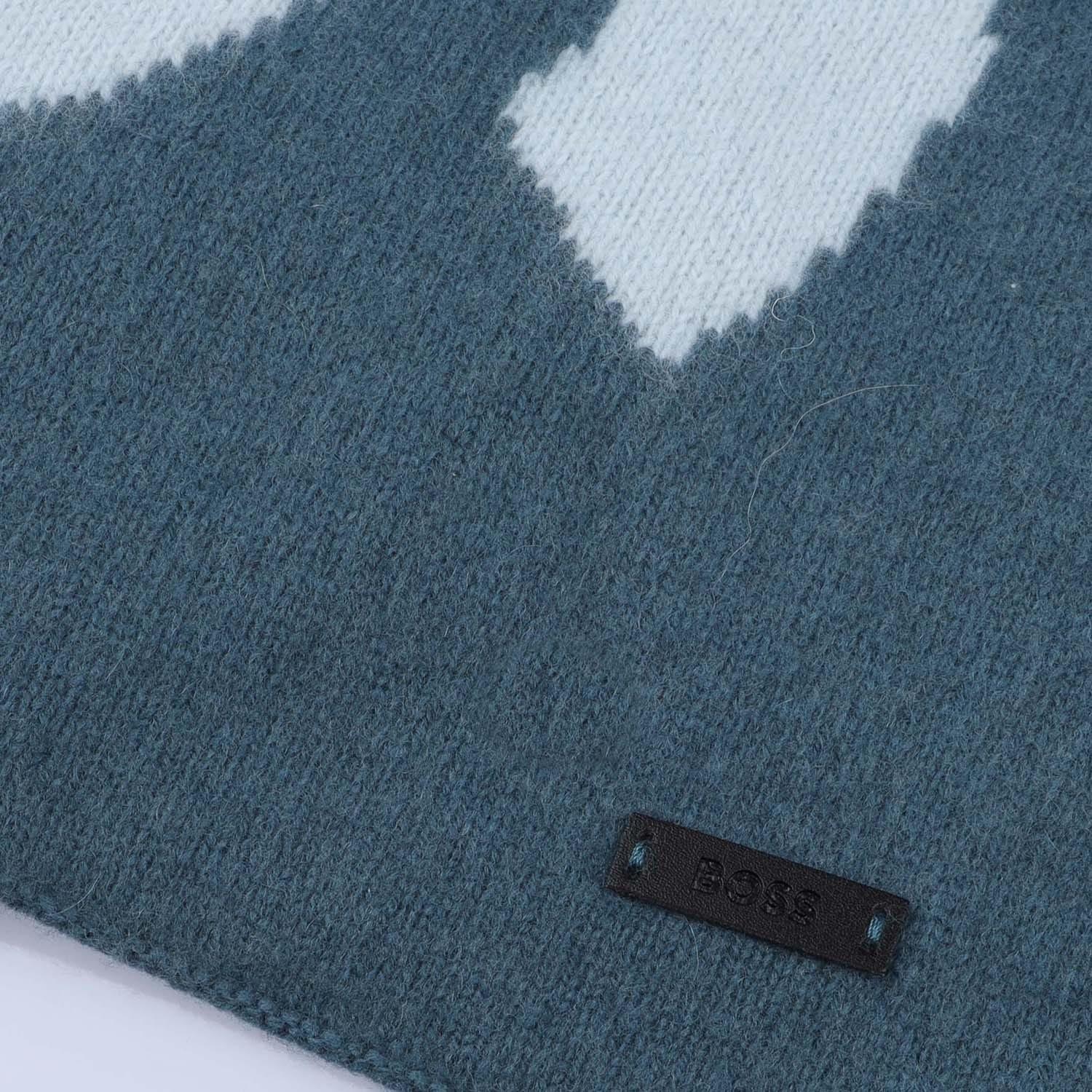 Turquoise - Boss - Feodoro Scarf - 2