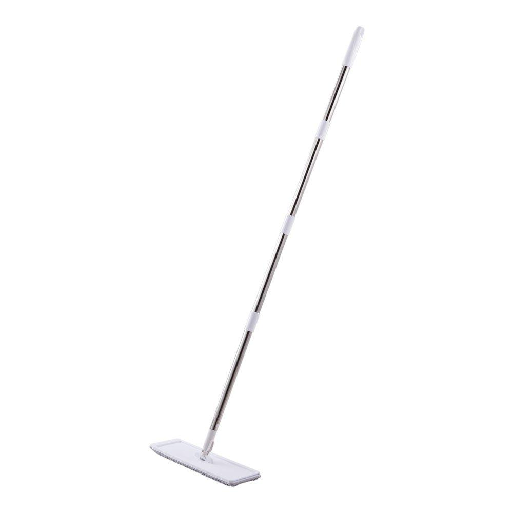Grey & White - LIFE IDEAS - Wet & Dry Flat Mop Set with 3 Pads - 6