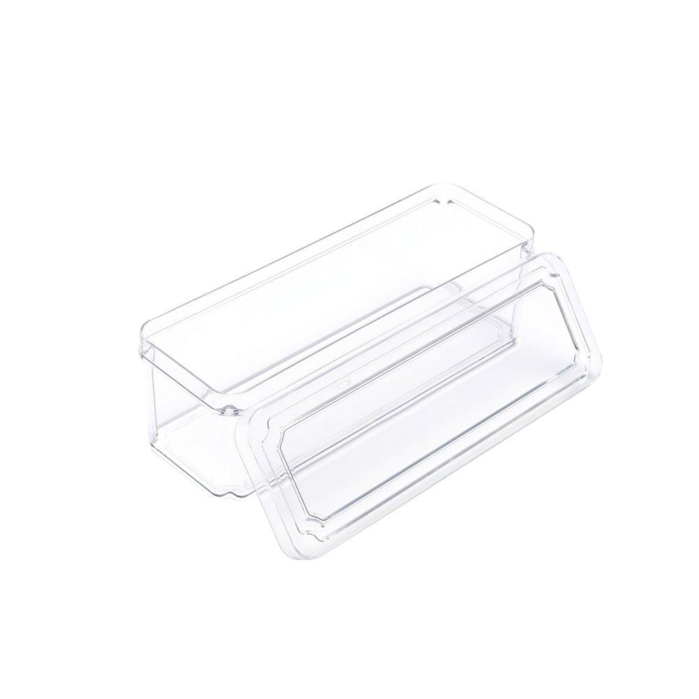 Clear1 - LIFE IDEAS - Set of 10 Fridge Storage Containers - 6