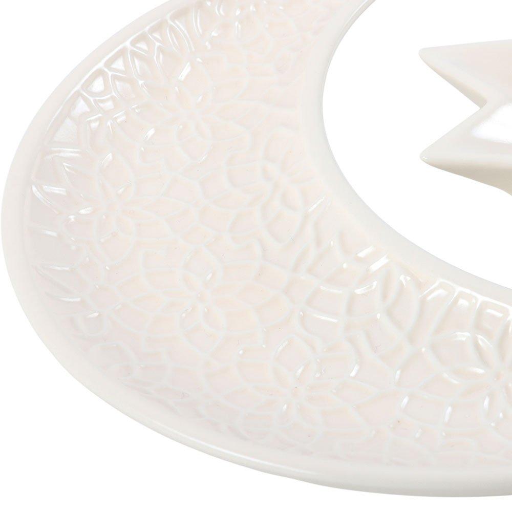White - Something Different - Crescent Moon and Star Trinket Dishes - 4