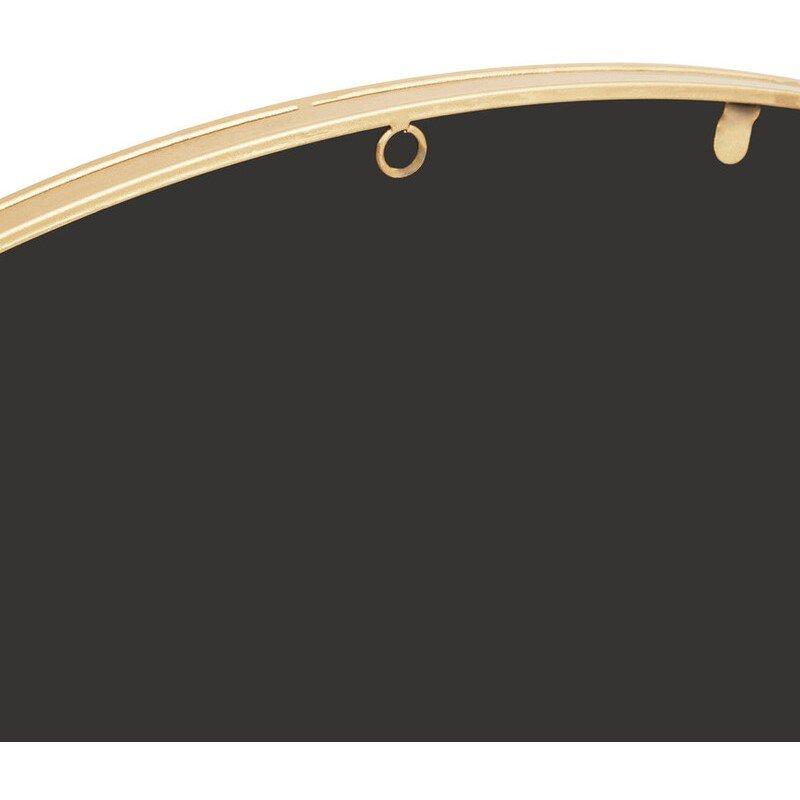 Clear Gold - Premier Housewares - Descartes Gold Finish Round Wall Mirror - 6