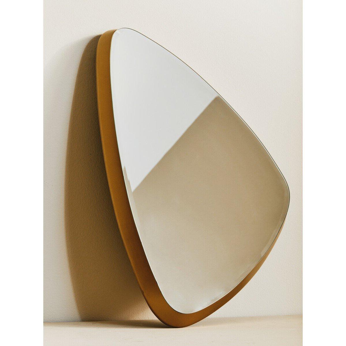 Clear Gold - Premier Housewares - Torino Medium Triangular Wall Mirror - 4