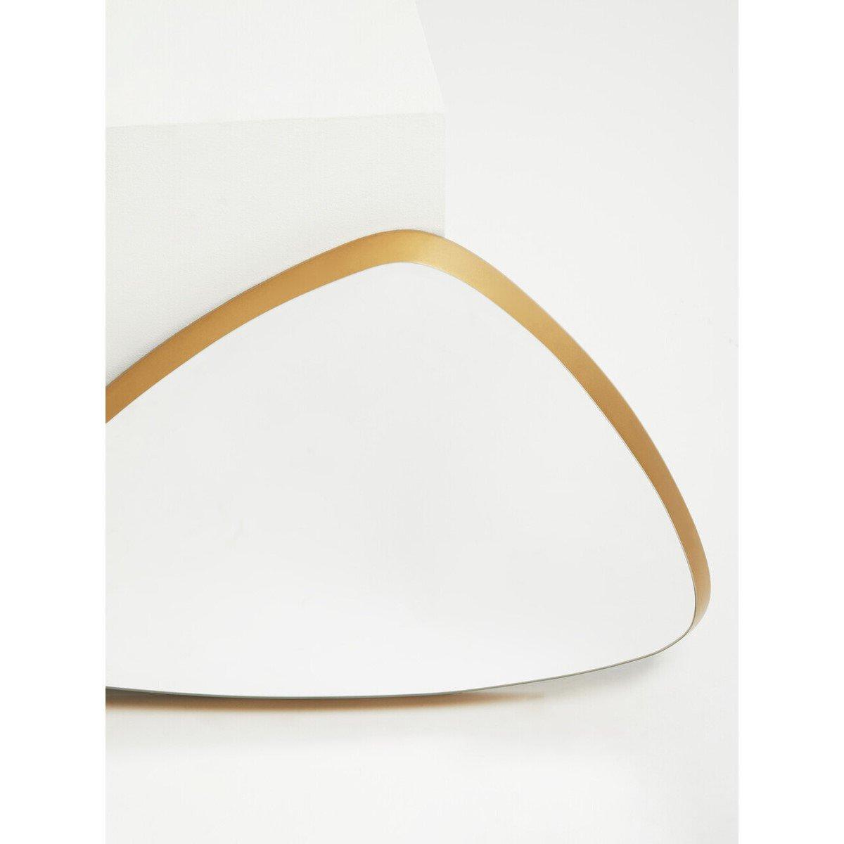 Clear Gold - Premier Housewares - Torino Medium Triangular Wall Mirror - 7