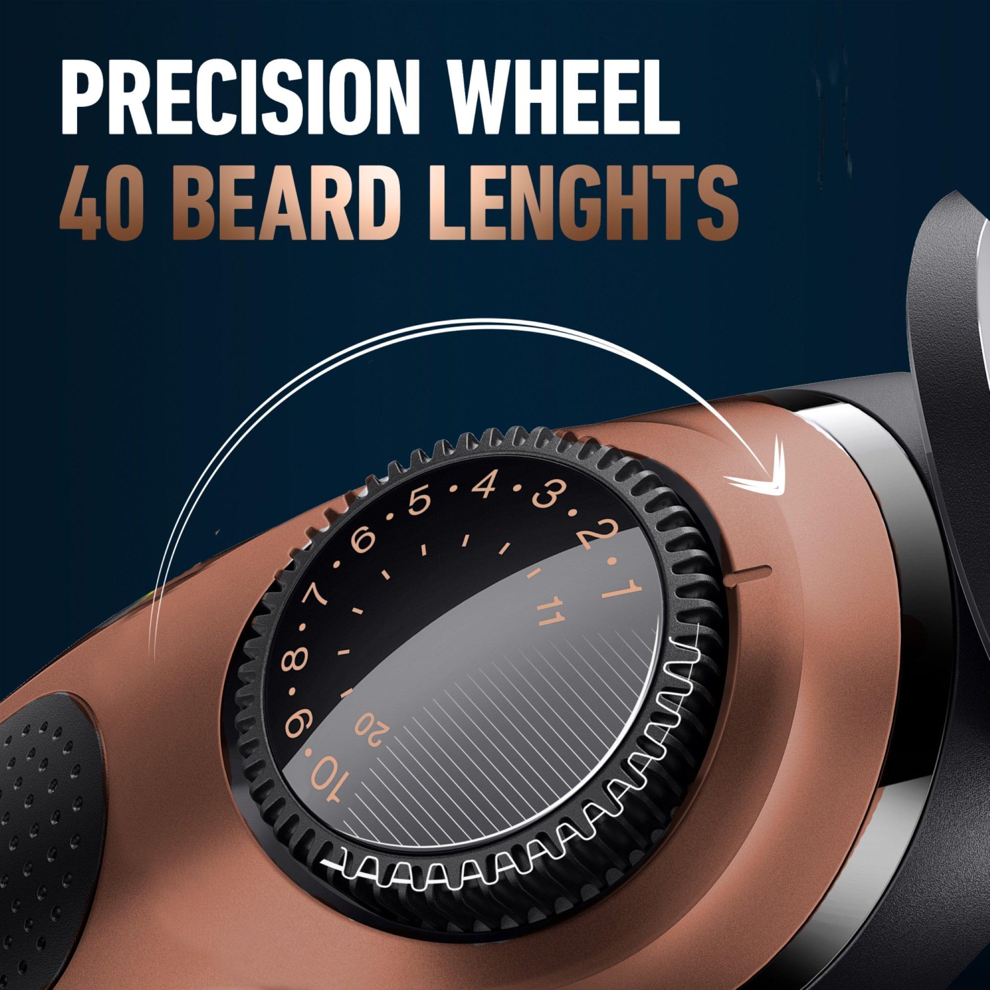 Brown - Gillette - King C. Gillette Mens Beard Trimmer PRO Gift Set - 7