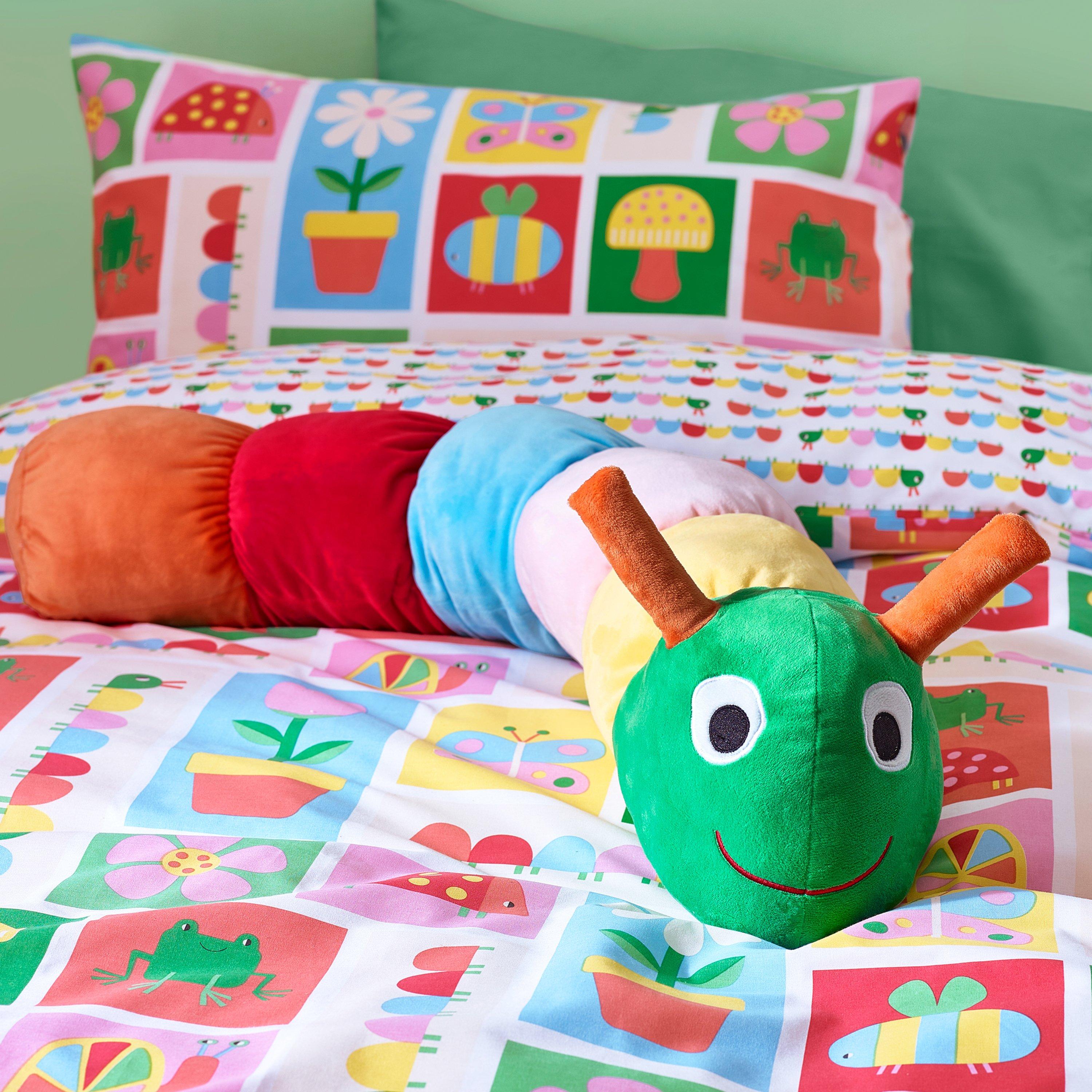 Bright - Catherine Lansfield - Charlee Caterpillar 3D Shaped Cushion - 2