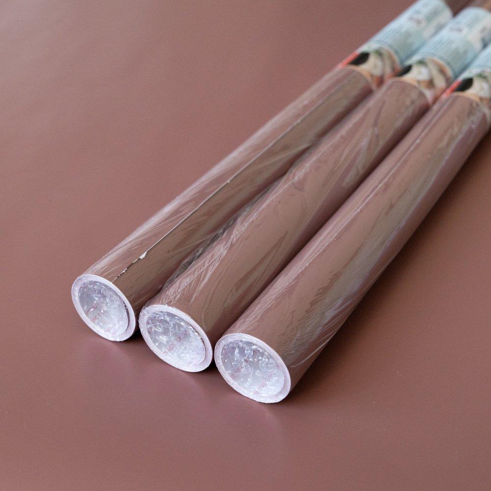 Red - D C Fix - dc fix Matt Rusty Red Self Adhesive Vinyl Pack 3 - 1