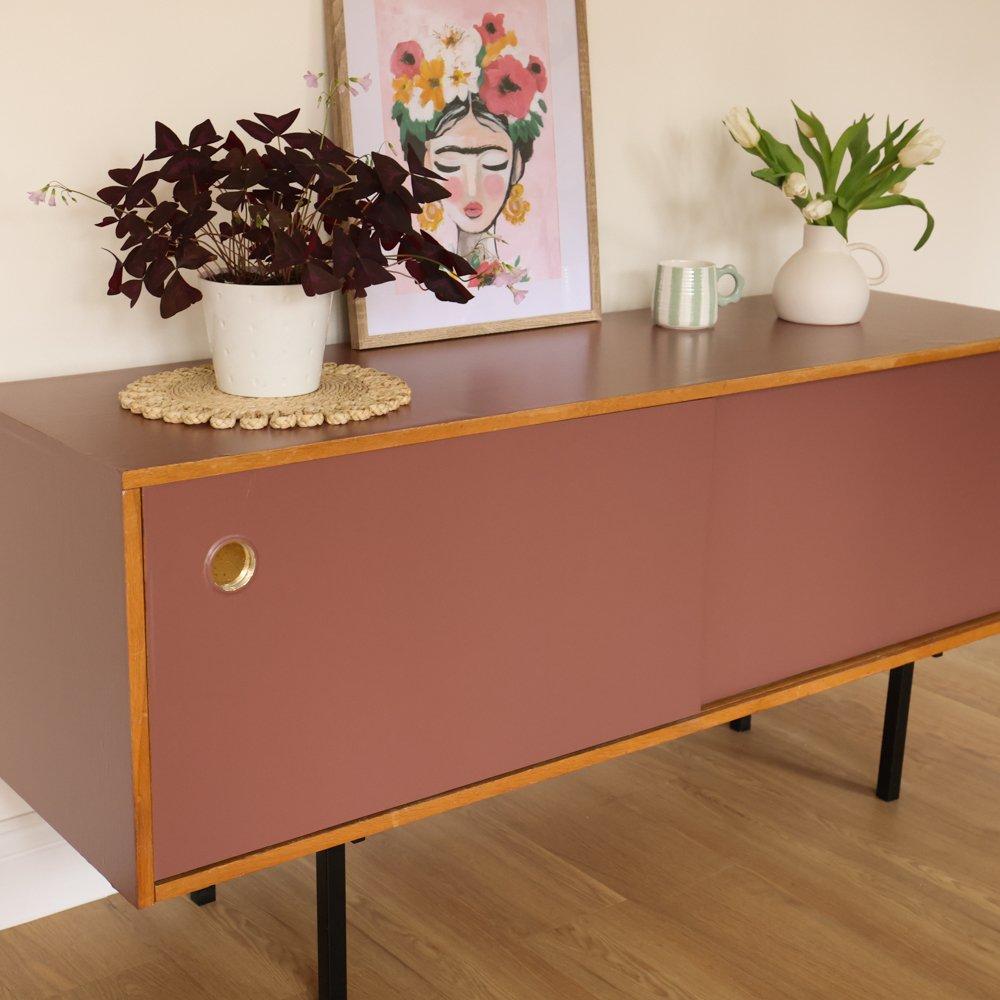 Red - D C Fix - dc fix Matt Rusty Red Self Adhesive Vinyl Pack 3 - 4