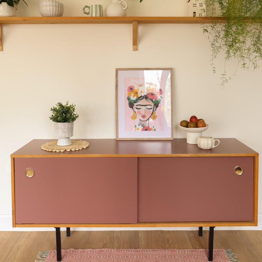 Red - D C Fix - dc fix Matt Rusty Red Self Adhesive Vinyl Pack 3 - 5