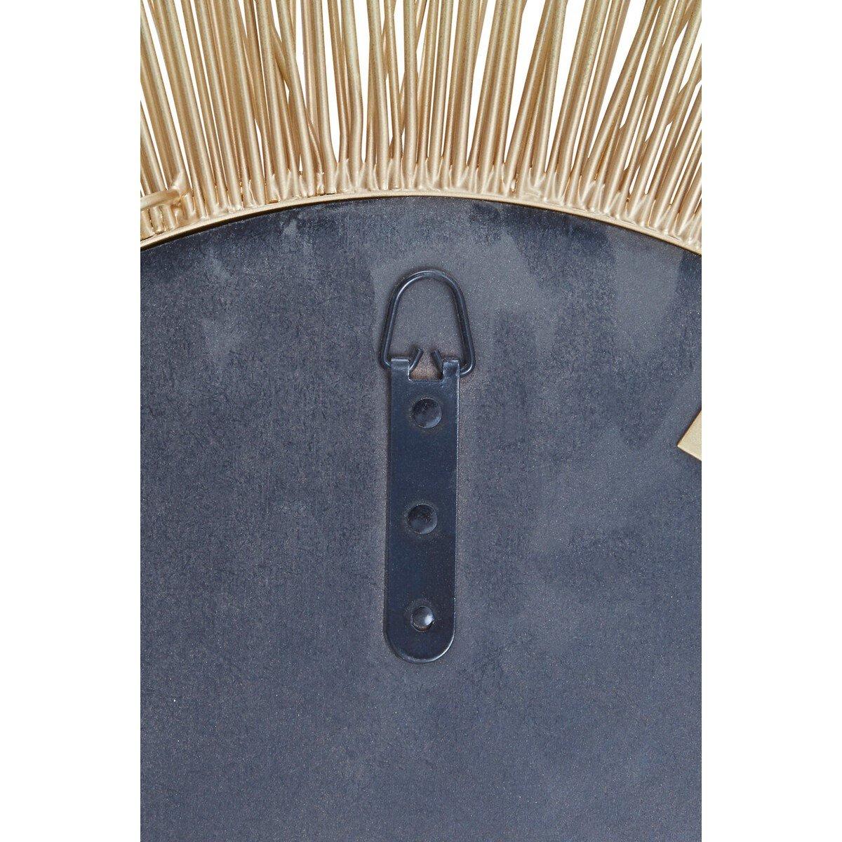 Clear Gold - Premier Housewares - Templar Gold Finish Sunburst Wall Mirror - 5