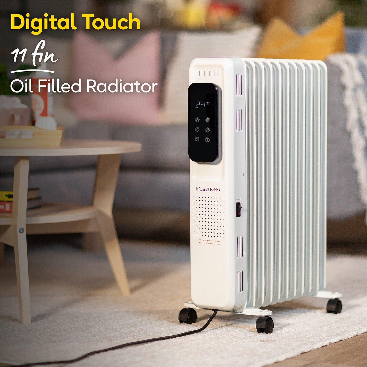 White - Russell Hobbs - RHOFR2521-D Oil Filled Radiator - 3