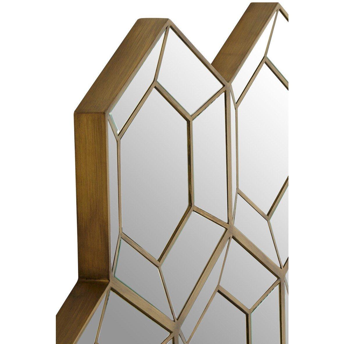 Gold - Premier Housewares - Riva Wall Mirror - 3