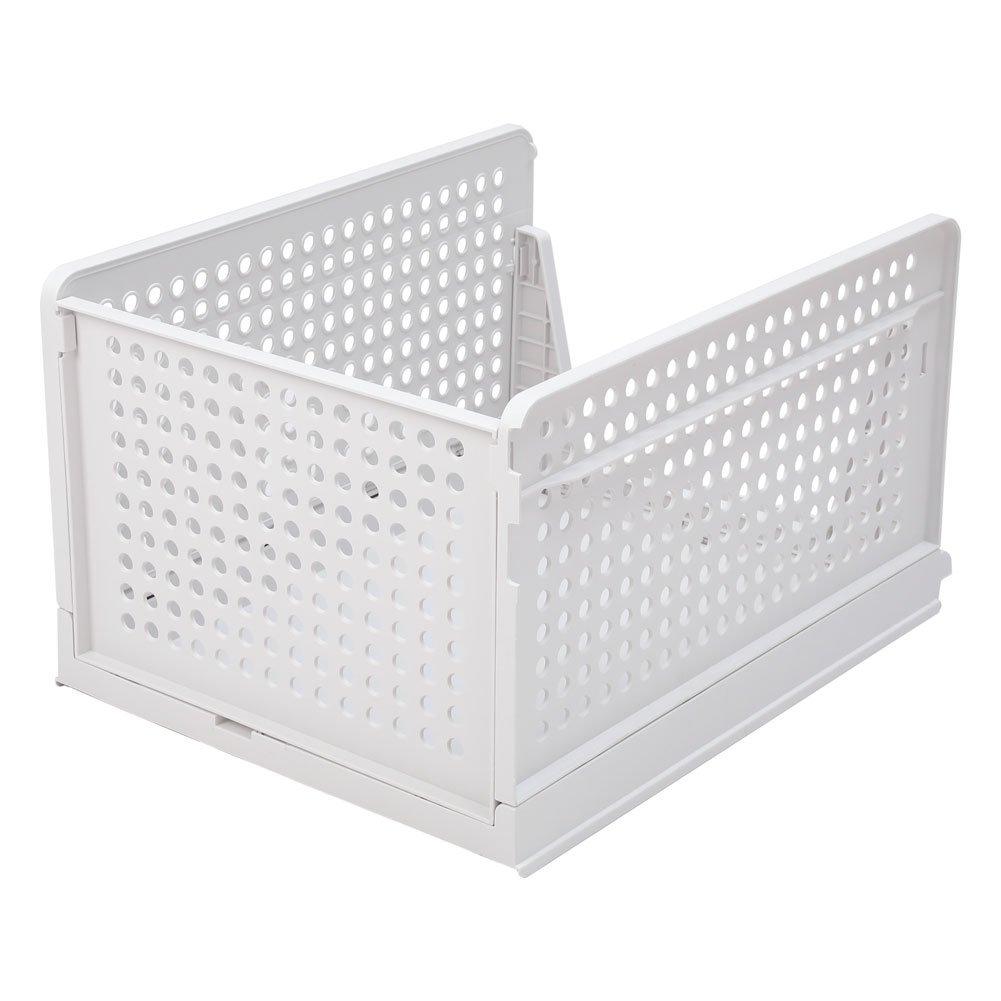 White - LIFE IDEAS - Stackable 4-Piece PP Wardrobe Drawers - 6