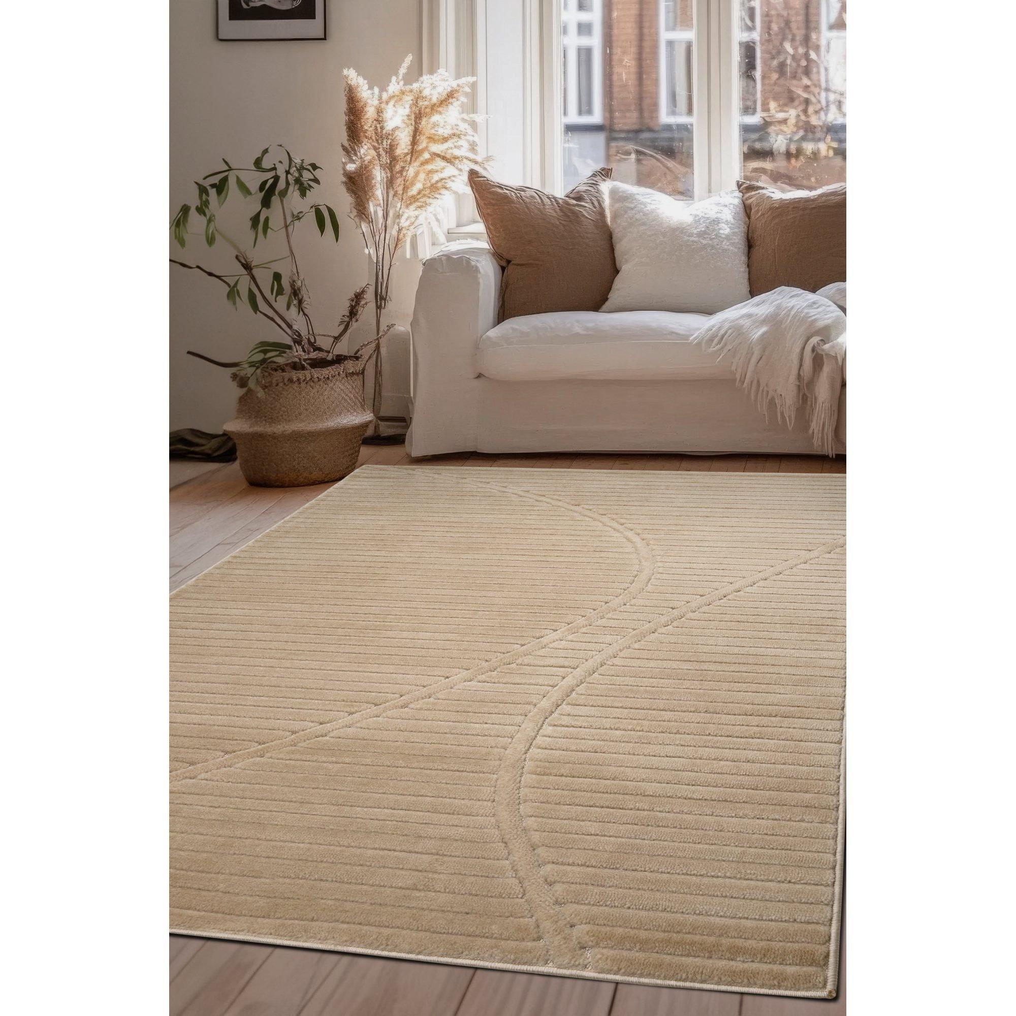 Natural - Homemaker - Malmo Bubble Rug Natural - 1