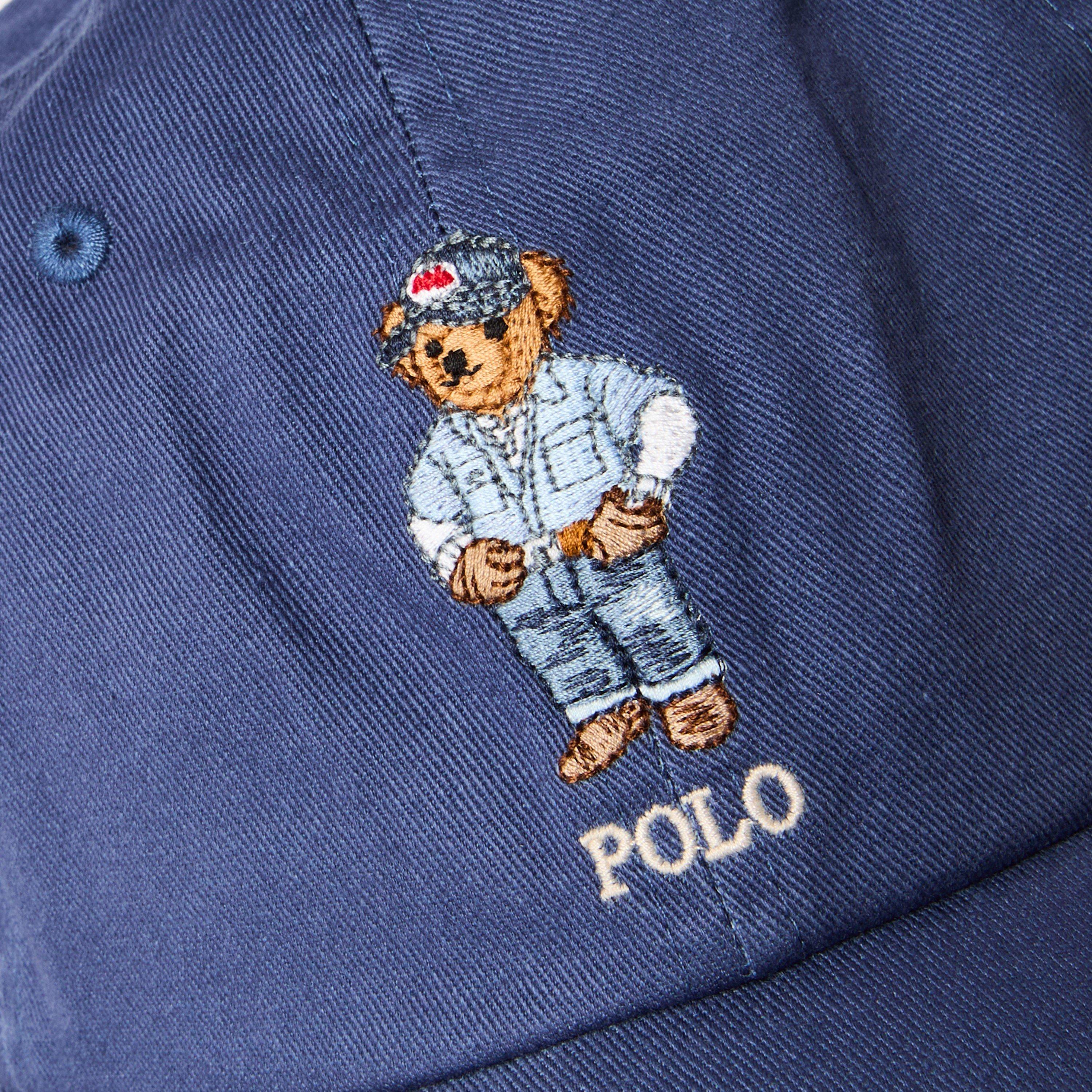 Light Navy - Polo Ralph Lauren - Bear Woven Cap - 4