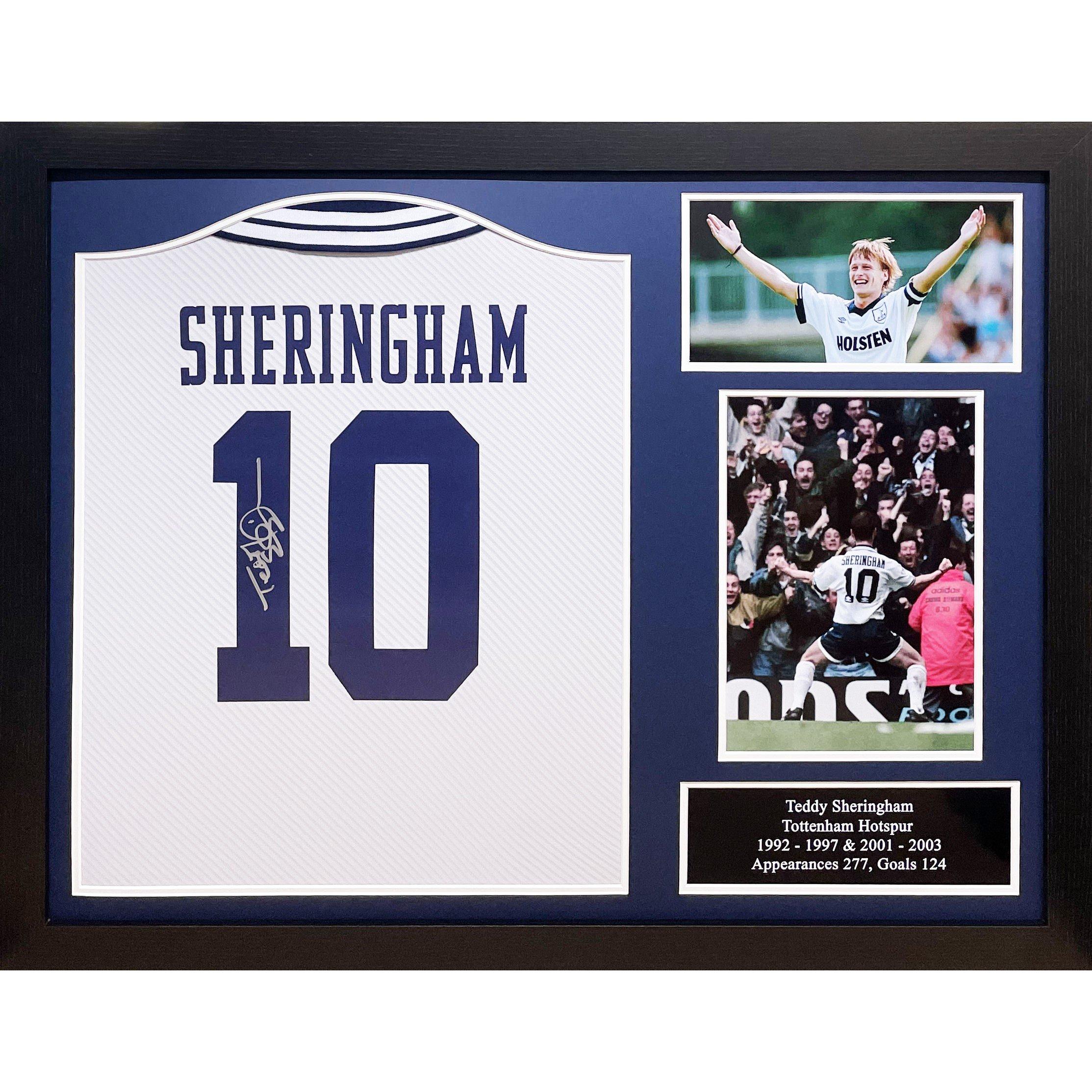 Allstarsignings Ltd  Teddy Sheringham Signed Tottenham 1994 Shirt - White