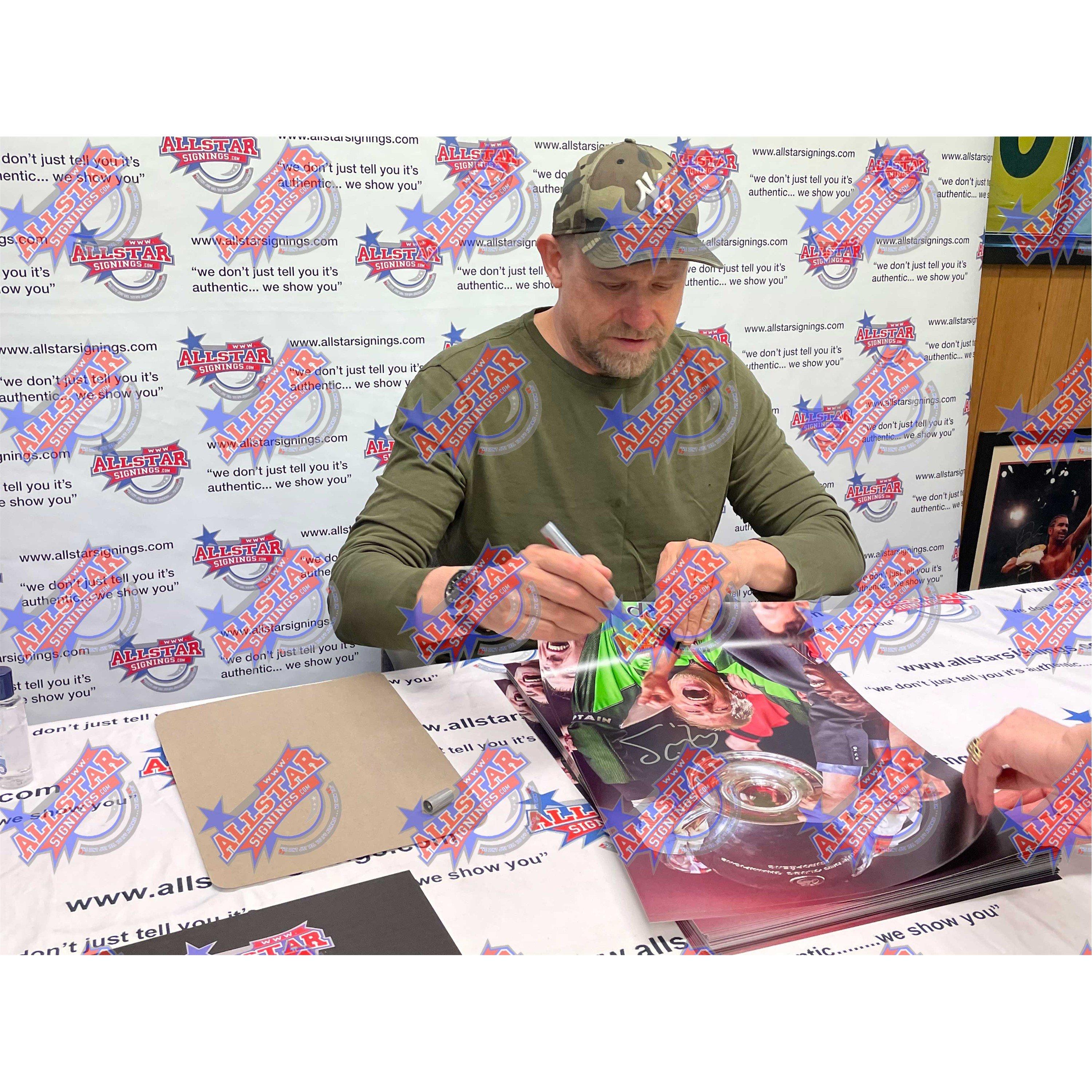 Red - AllStarSignings Ltd - Schmeichel signed 1999 Manchester United photo - 2