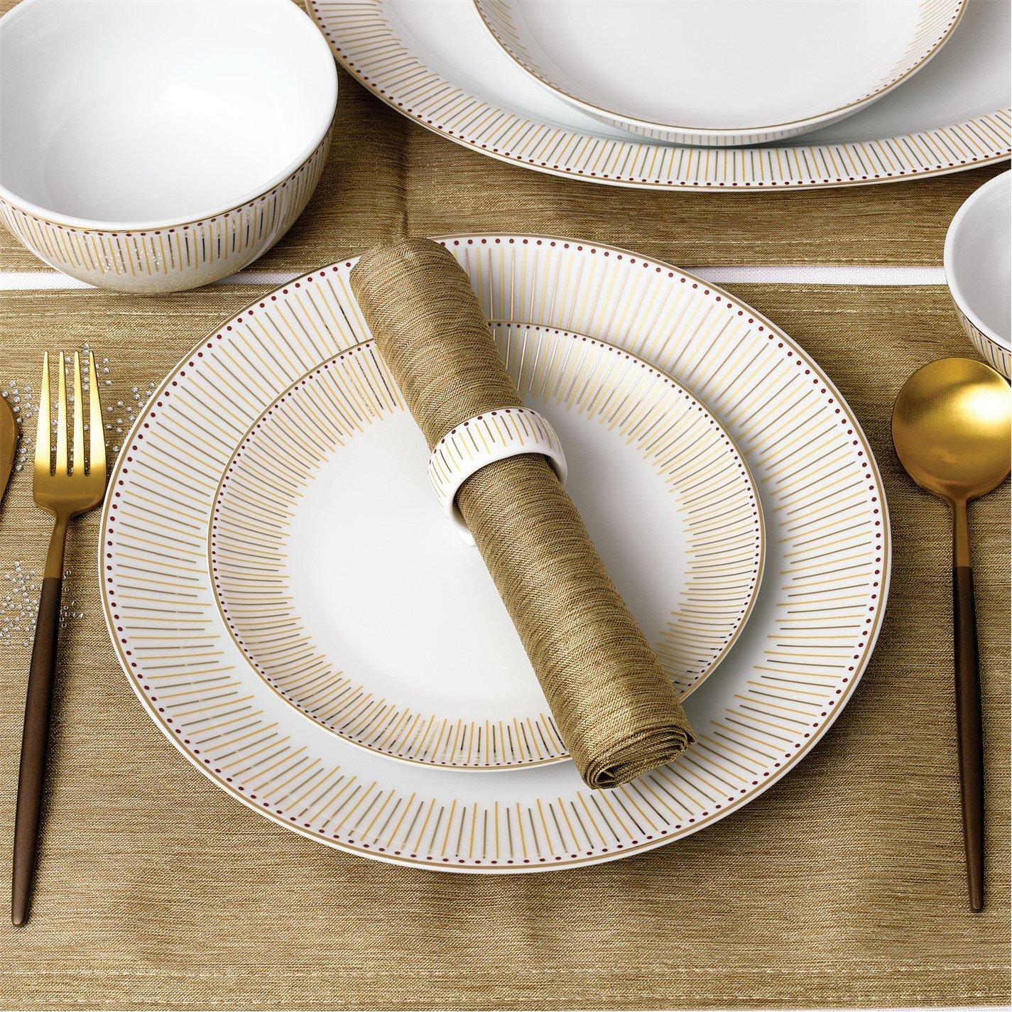 Multi - Waterside - 50PC Gold Radiance Dinner Set - 2