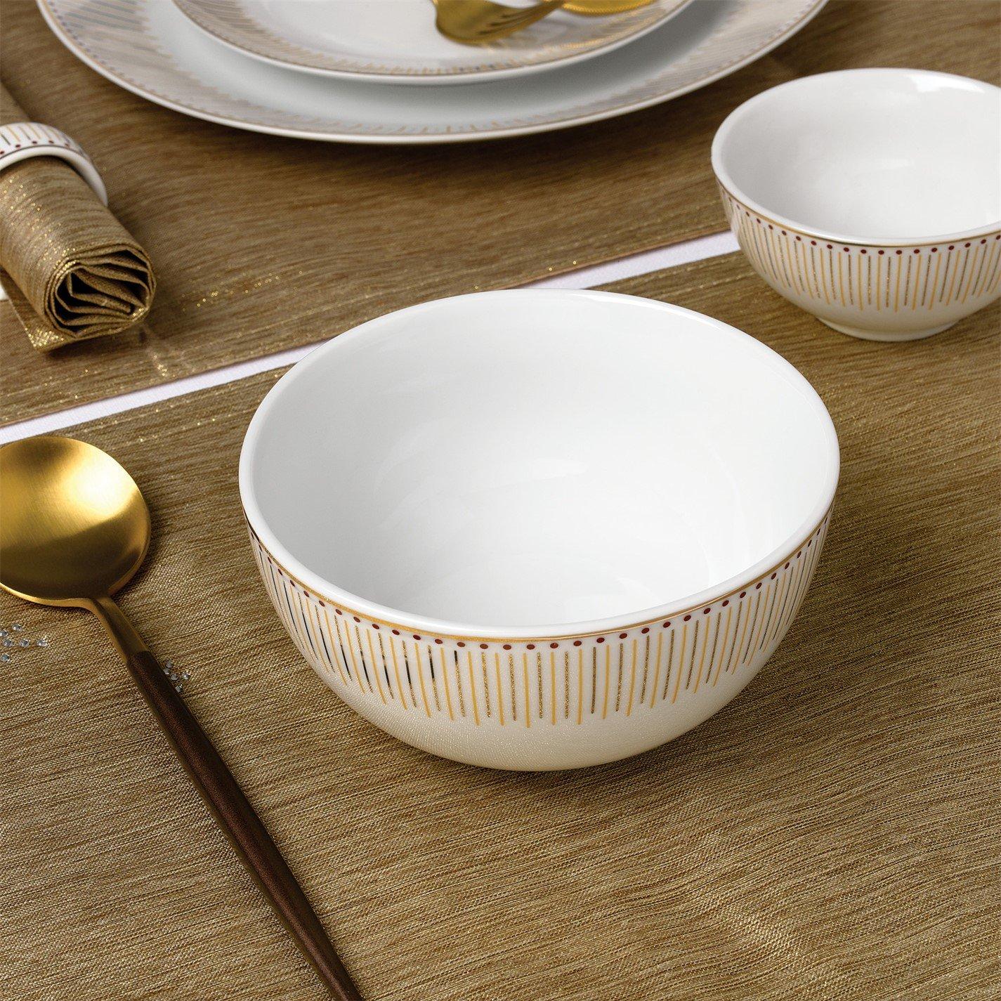 Multi - Waterside - 50PC Gold Radiance Dinner Set - 3